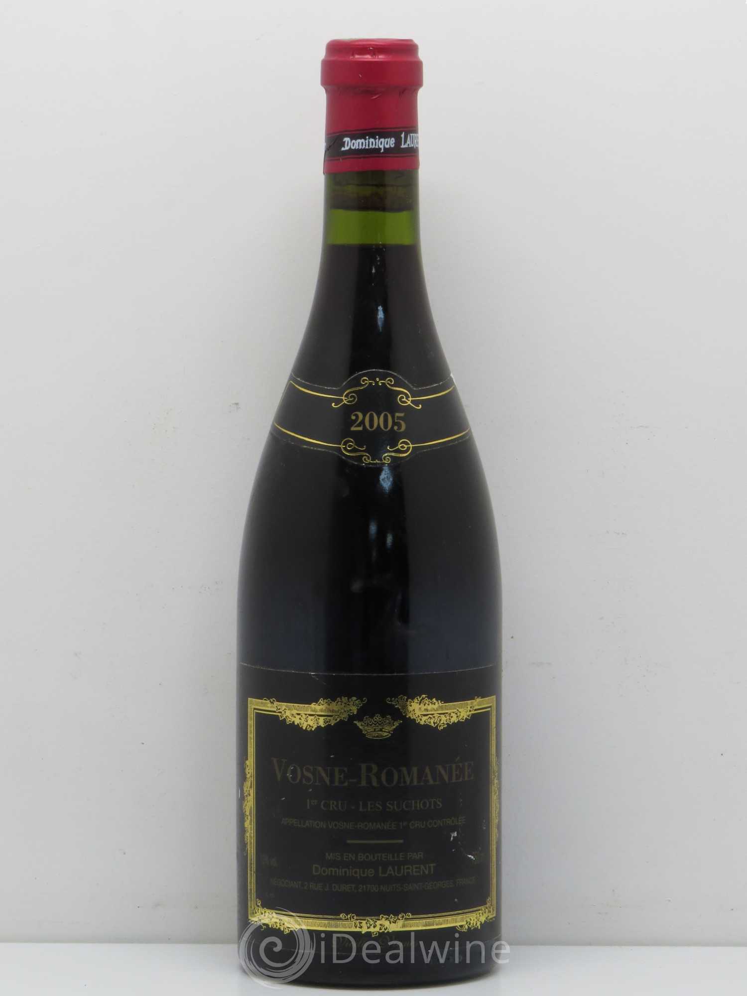 Vosne-Romanée 1er Cru Les Suchots Vieilles Vignes Dominique Laurent 2005 - Lot de 1 bouteille - 0