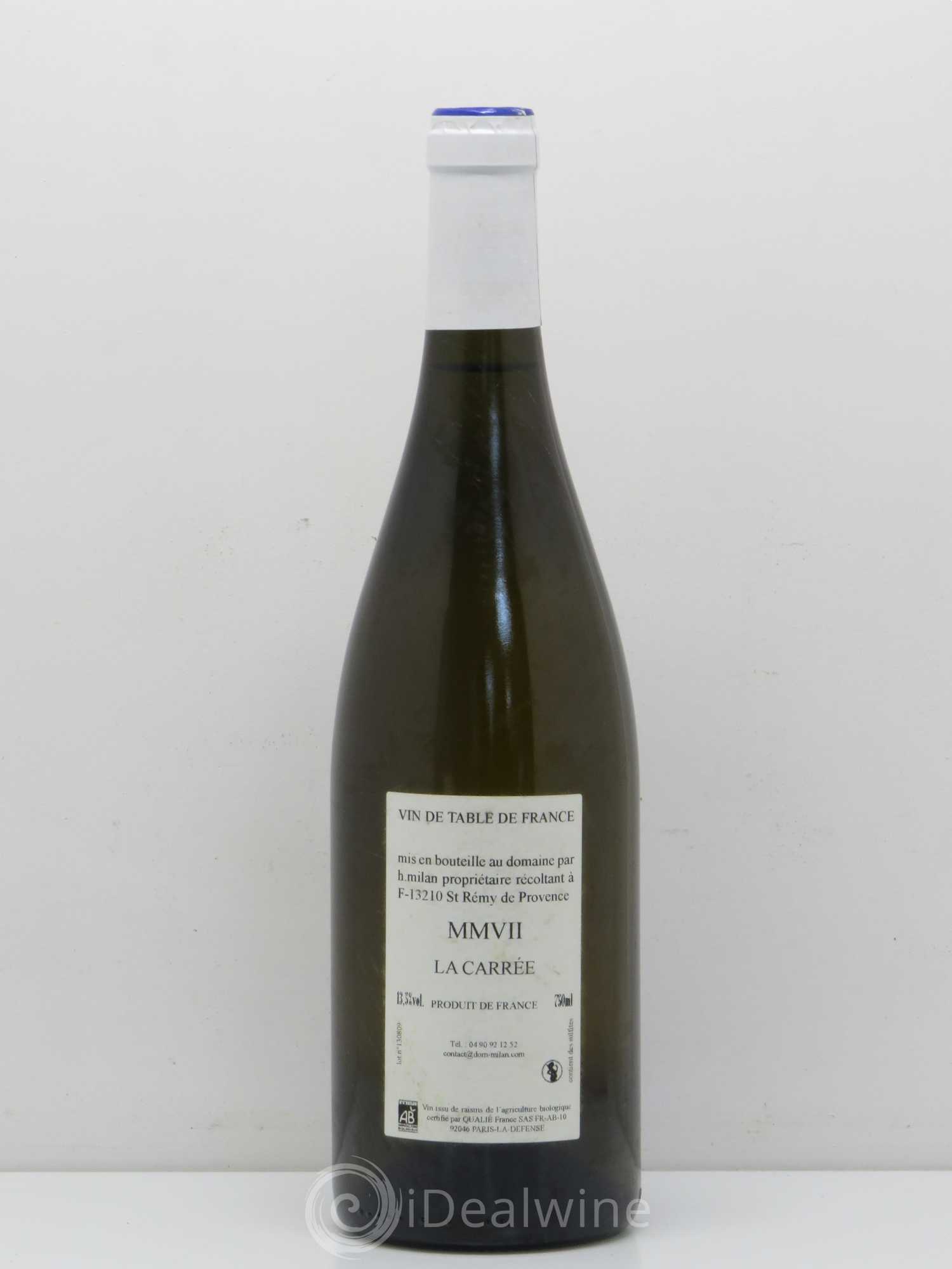 Vin de table de France La Carrée Henri Milan 2007 - Posten von 1 Flasche - 0