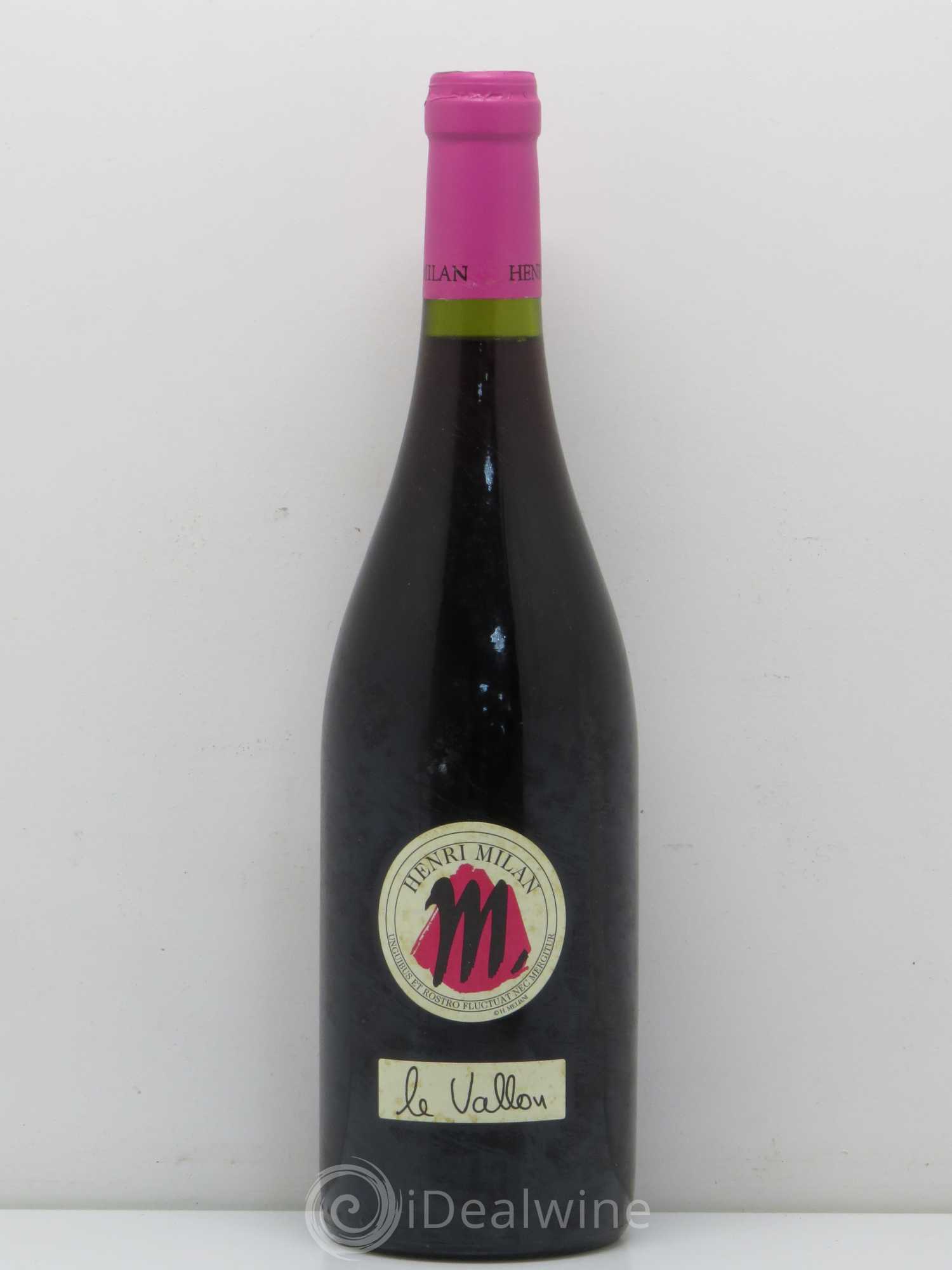 Vin de France Le Vallon Henri Milan 2009 - Lot de 1 bouteille - 0