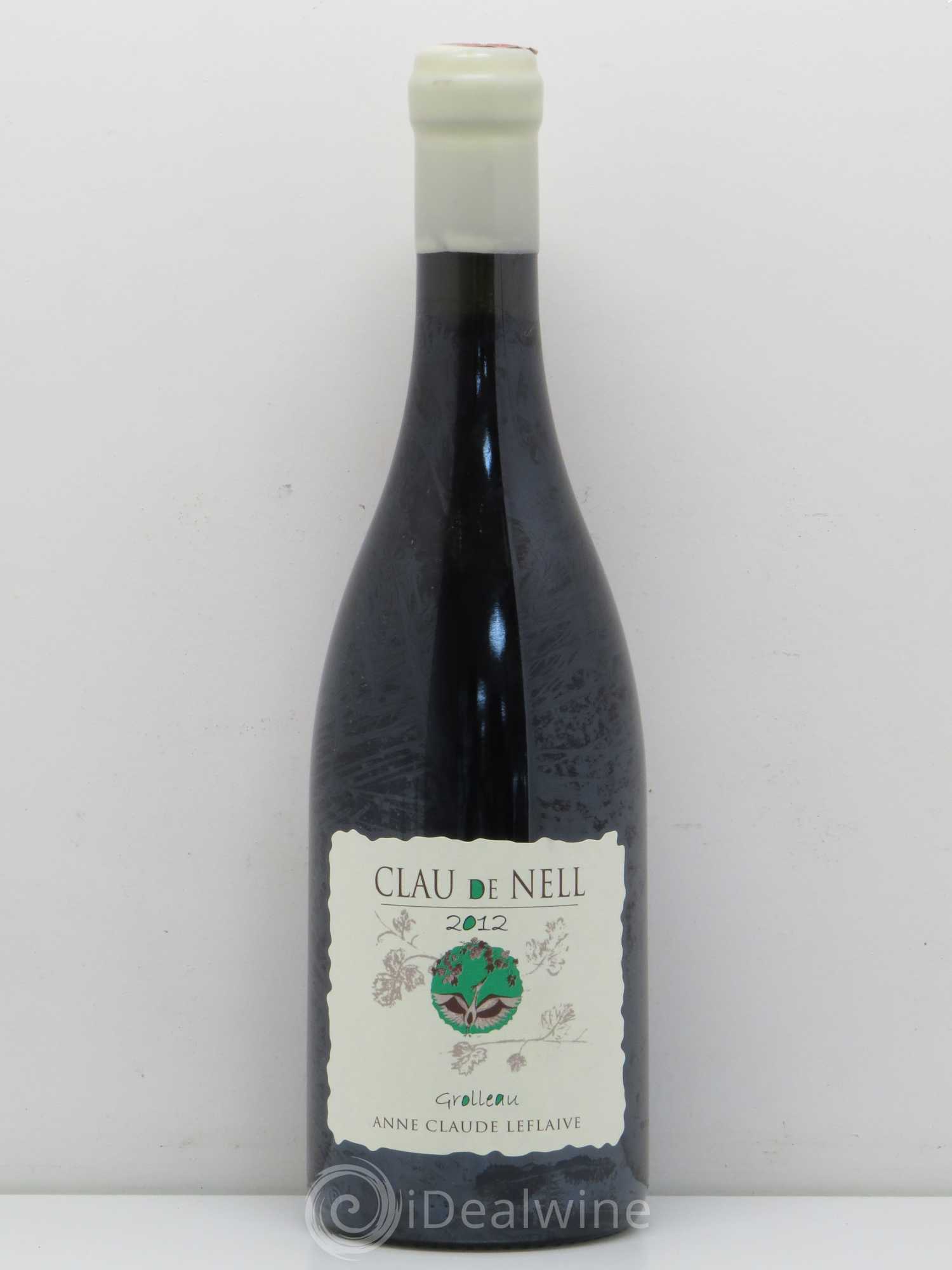 Divers Vin de Pays du Val de Loire Clau de Nell Grolleau Anne Claude Leflaive 2012 - Posten von 1 Flasche - 0