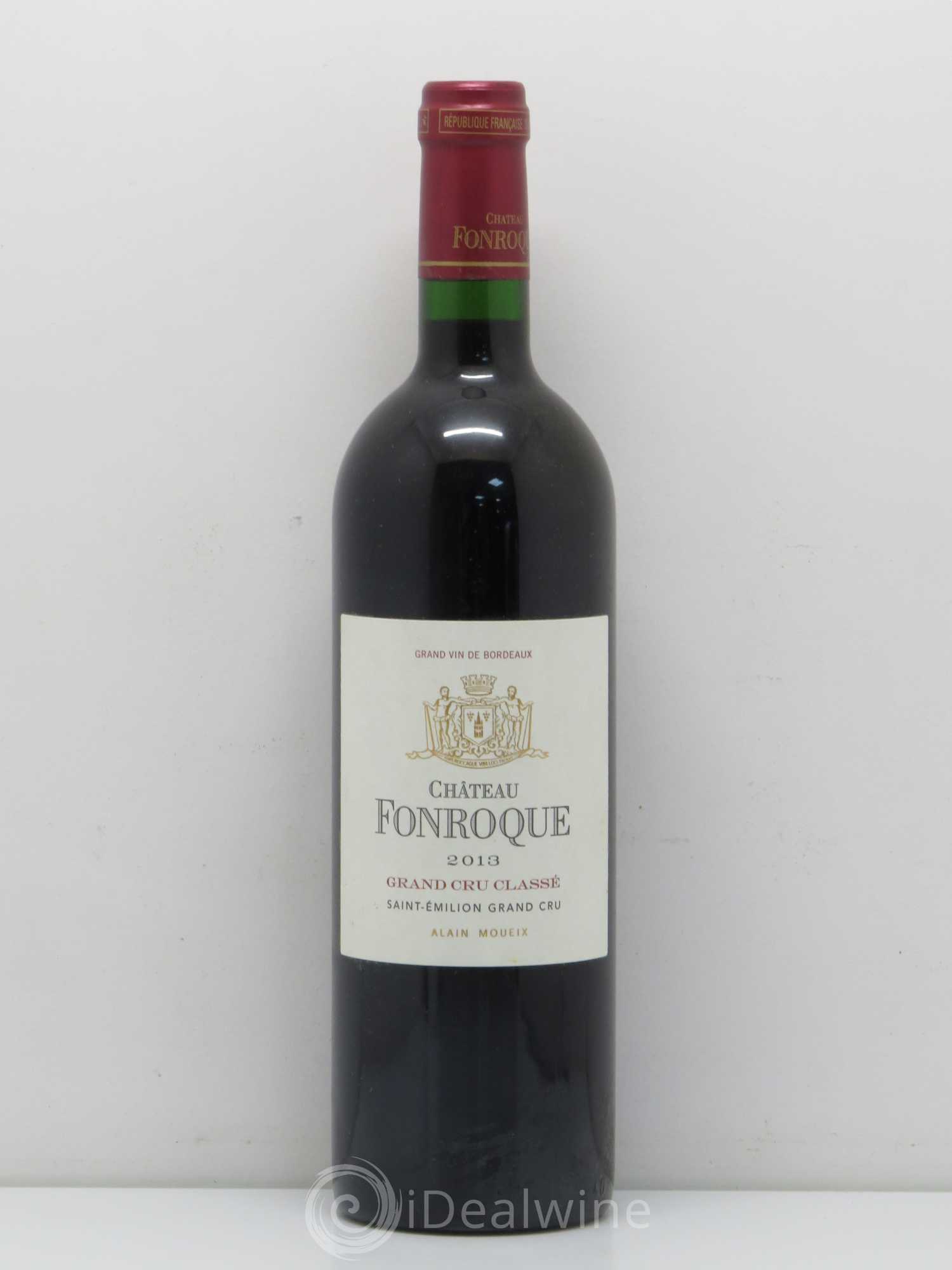Château Fonroque Grand Cru Classé 2013 - Lot de 1 bouteille - 0