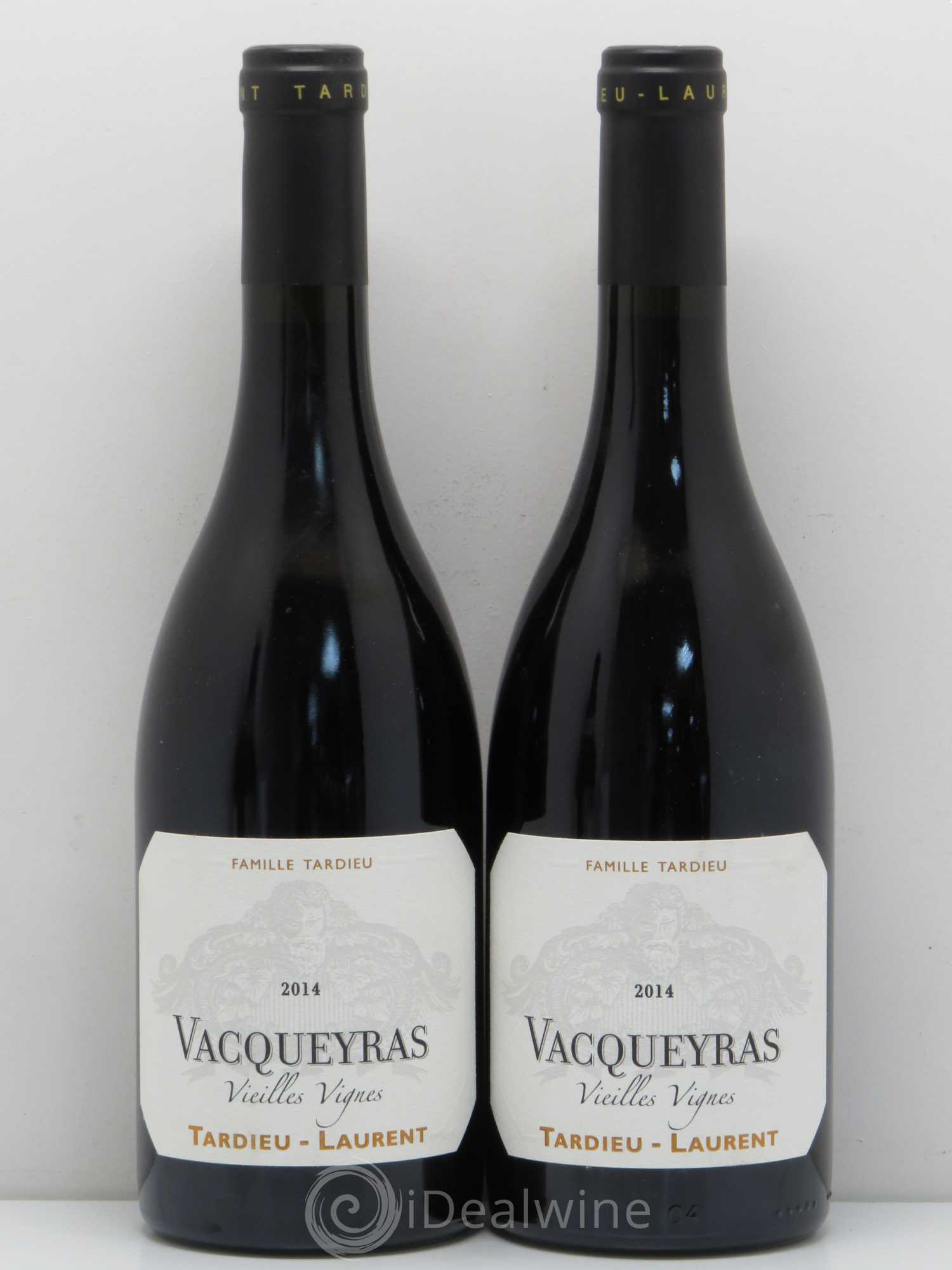 Vacqueyras Vieilles vignes Bio Domaine Tardieu Laurent (sans prix de réserve) 2014 - Posten von 2 Flaschen - 0