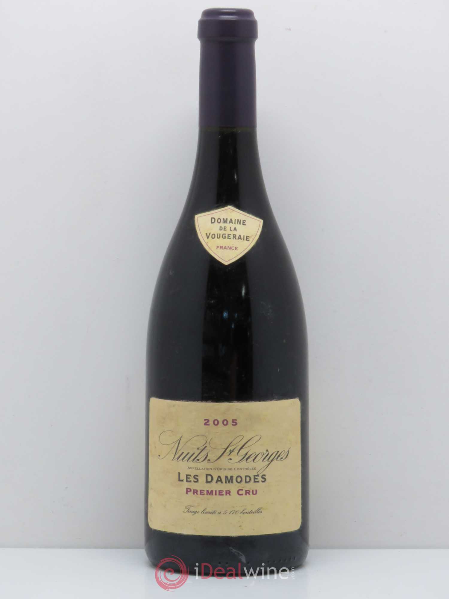 Nuits-Saint-Georges 1er Cru Les Damodes Domaine de la Vougeraie 2005 - Posten von 1 Flasche - 0
