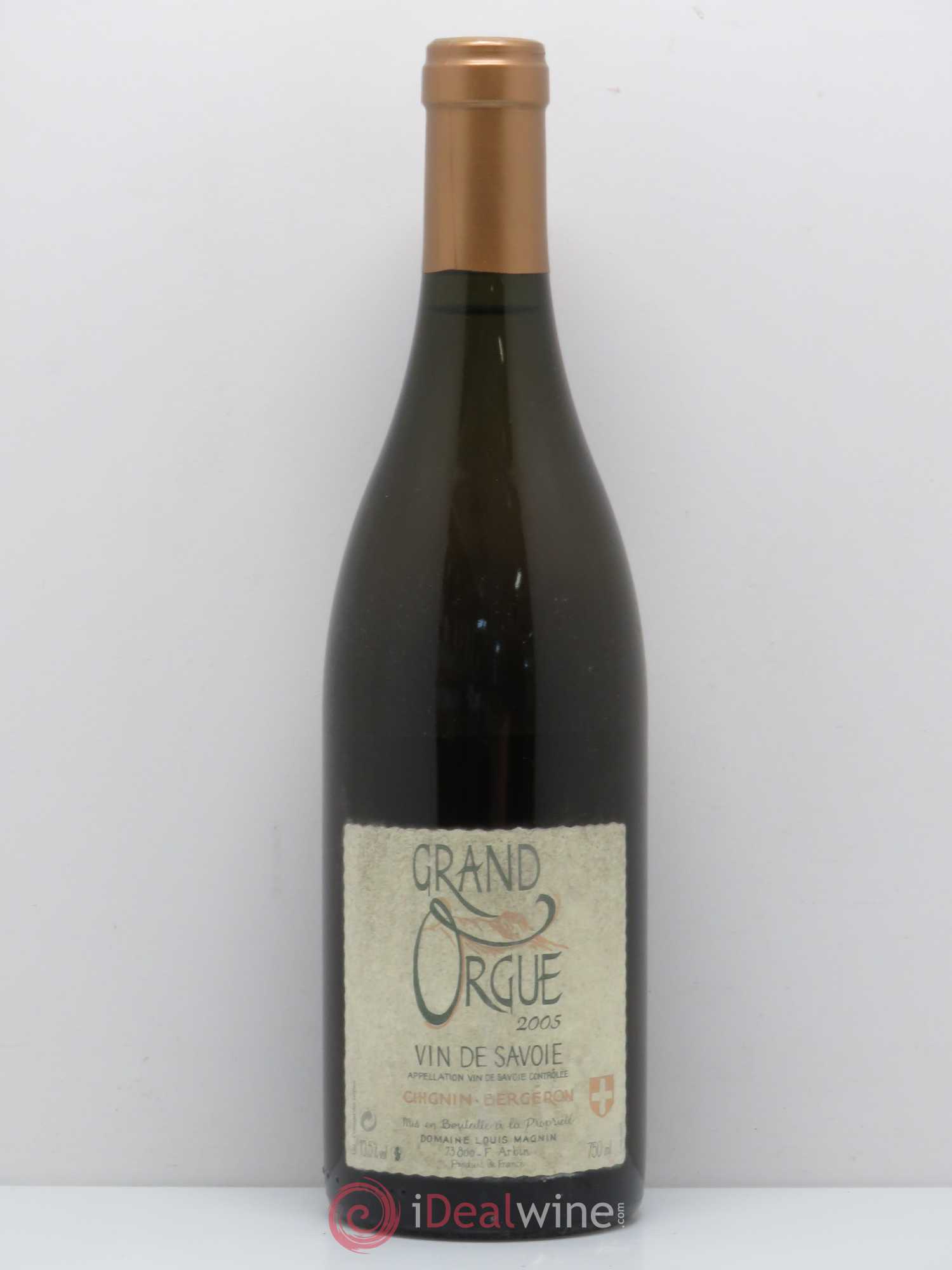 Vin de Savoie Chignin-Bergeron Grand Orgue Louis Magnin 2005 - Lot de 1 bouteille - 0
