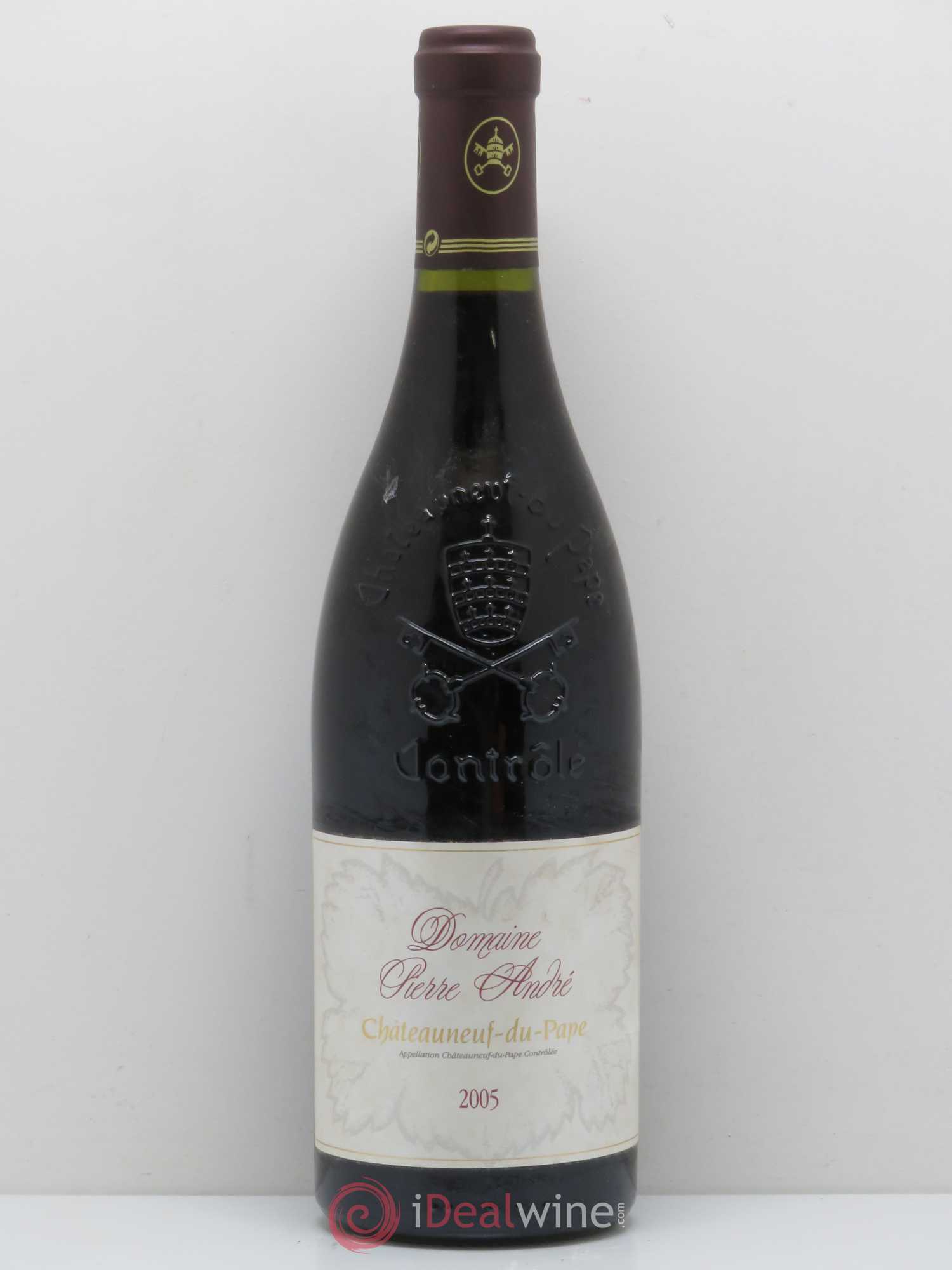 Châteauneuf-du-Pape Pierre André (Domaine) 2005 - Lot de 1 bouteille - 0