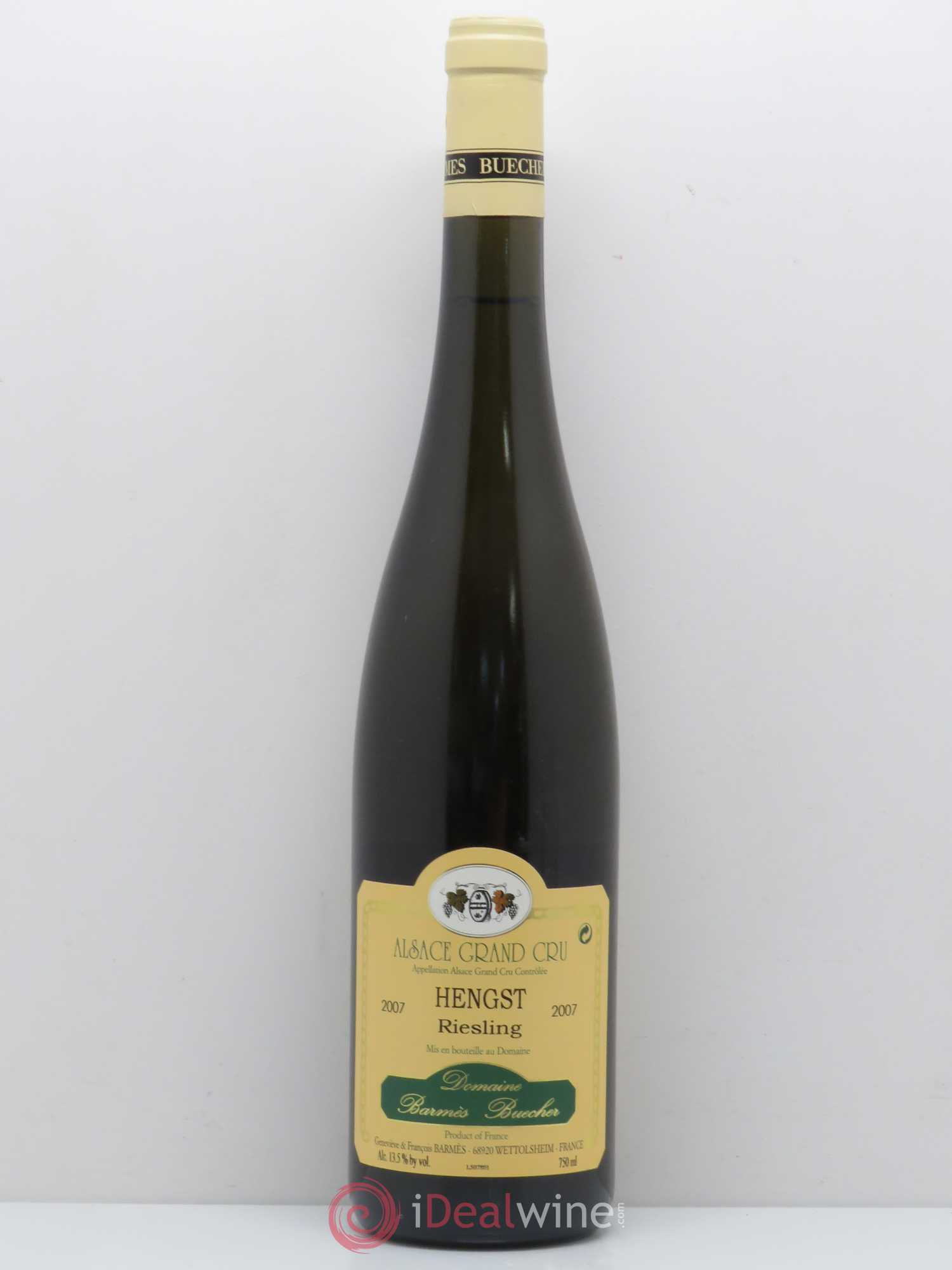 Riesling Hengst Domaine Barmes Buecher 2007 - Posten von 1 Flasche - 0