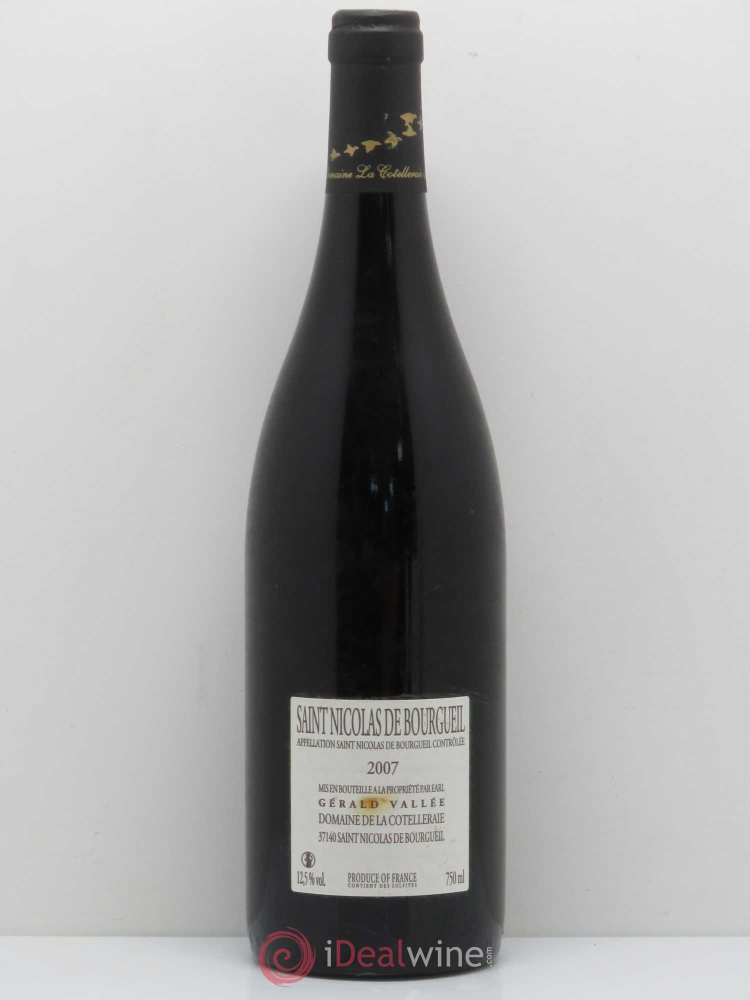 Saint-Nicolas de Bourgueil L'Envolée Domaine de la Cotelleraie (sans prix de réserve) 2007 - Posten von 1 Flasche - 1