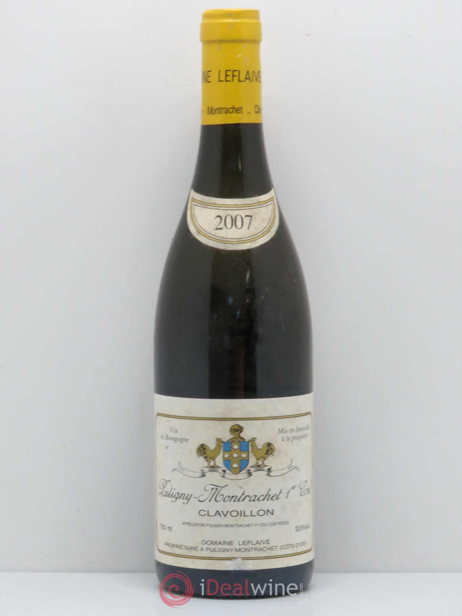 Puligny-Montrachet 1er Cru Clavoillon Leflaive (Domaine) 2007 - Lot de 1 bouteille - 0