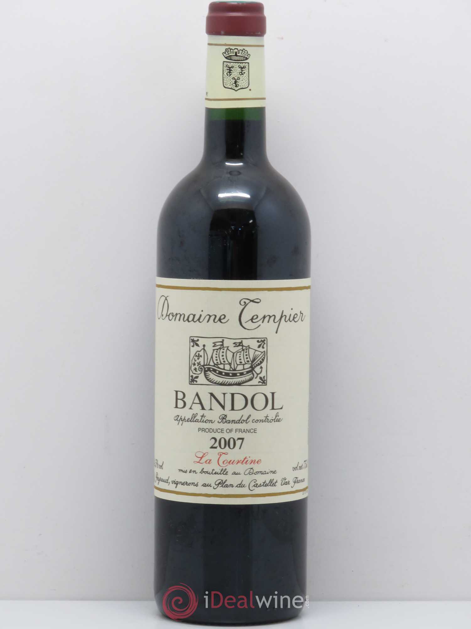Bandol Domaine Tempier La Tourtine Famille Peyraud 2007 - Lot de 1 bouteille - 0