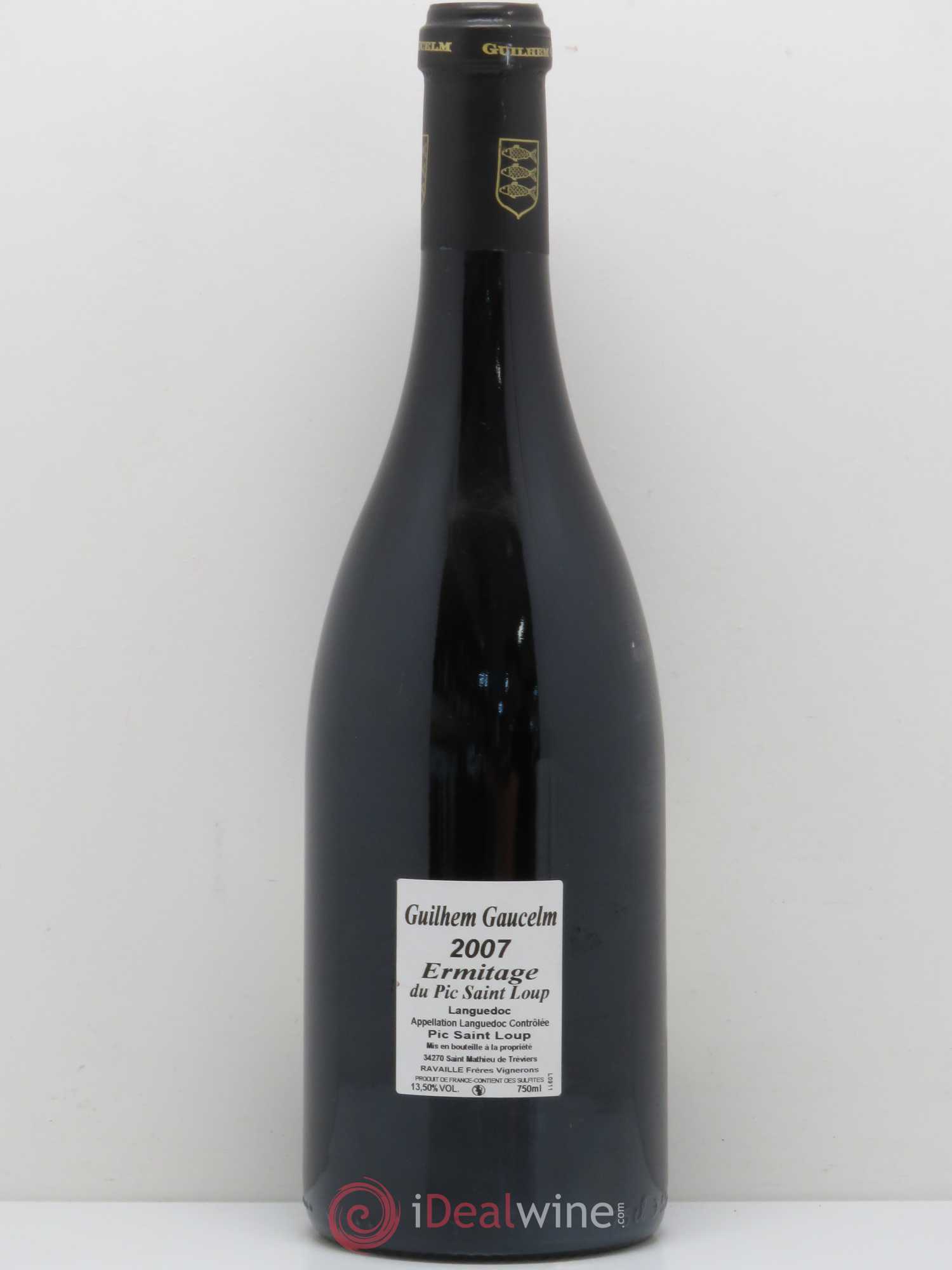 Pic Saint-Loup Héritage du Pic Saint-Loup (anciennement Ermitage) Guilhem Gaucelm 2007 - Lot de 1 bouteille - 1