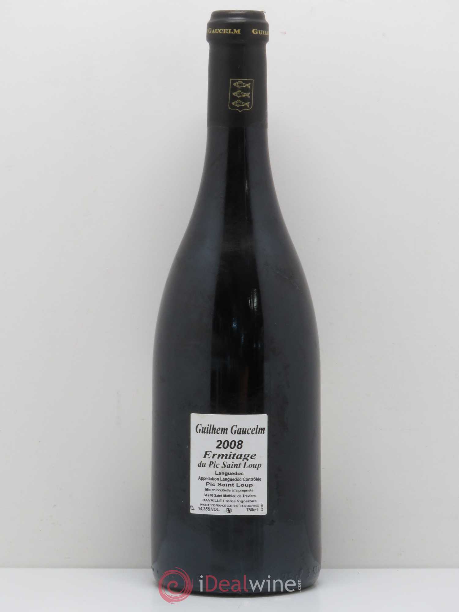 Pic Saint-Loup Héritage du Pic Saint-Loup (anciennement Ermitage) Guilhem Gaucelm 2008 - Lot de 1 bouteille - 1