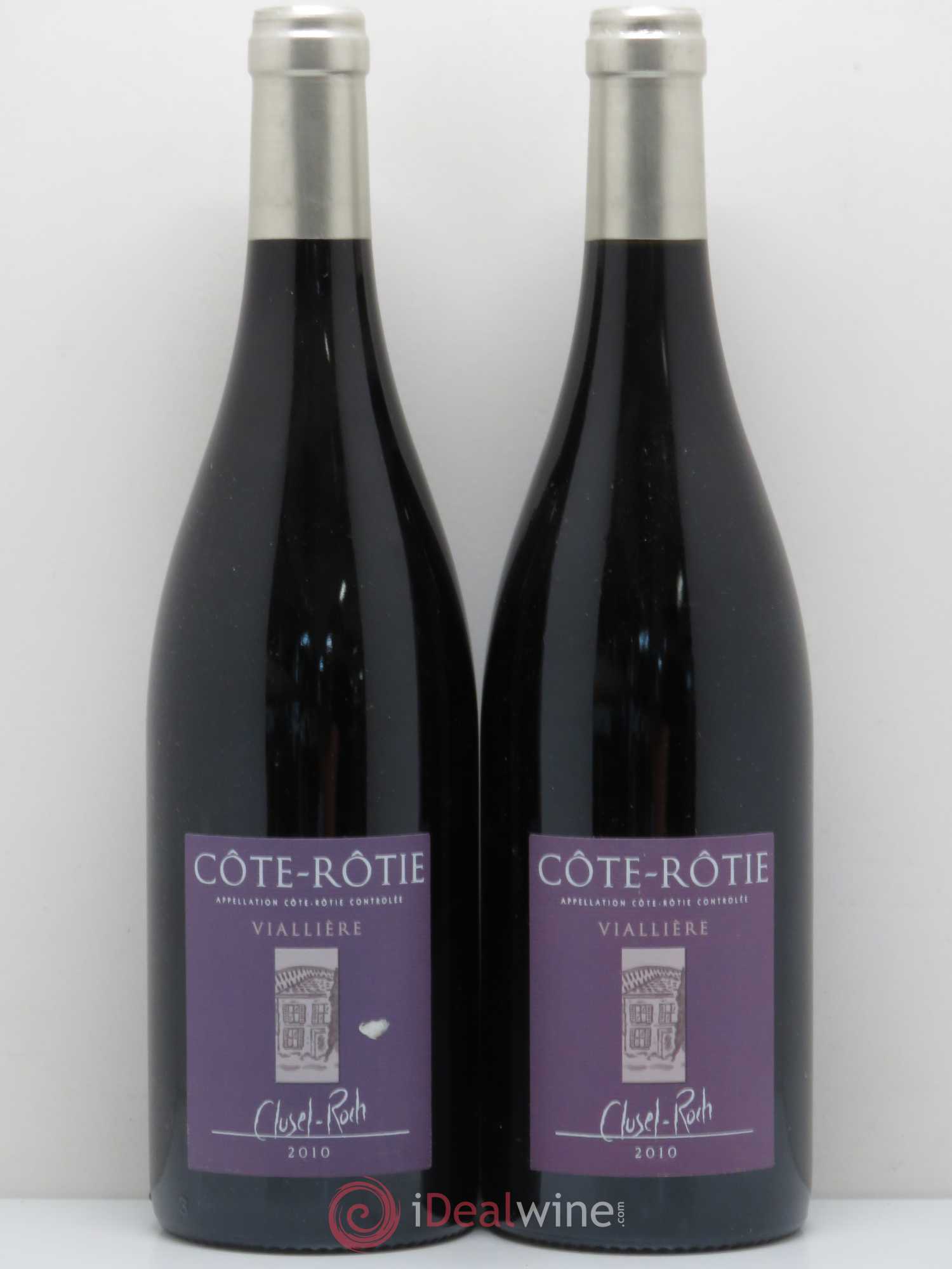 Côte-Rôtie Viallière Clusel-Roch 2010 - Lot de 2 bouteilles - 0