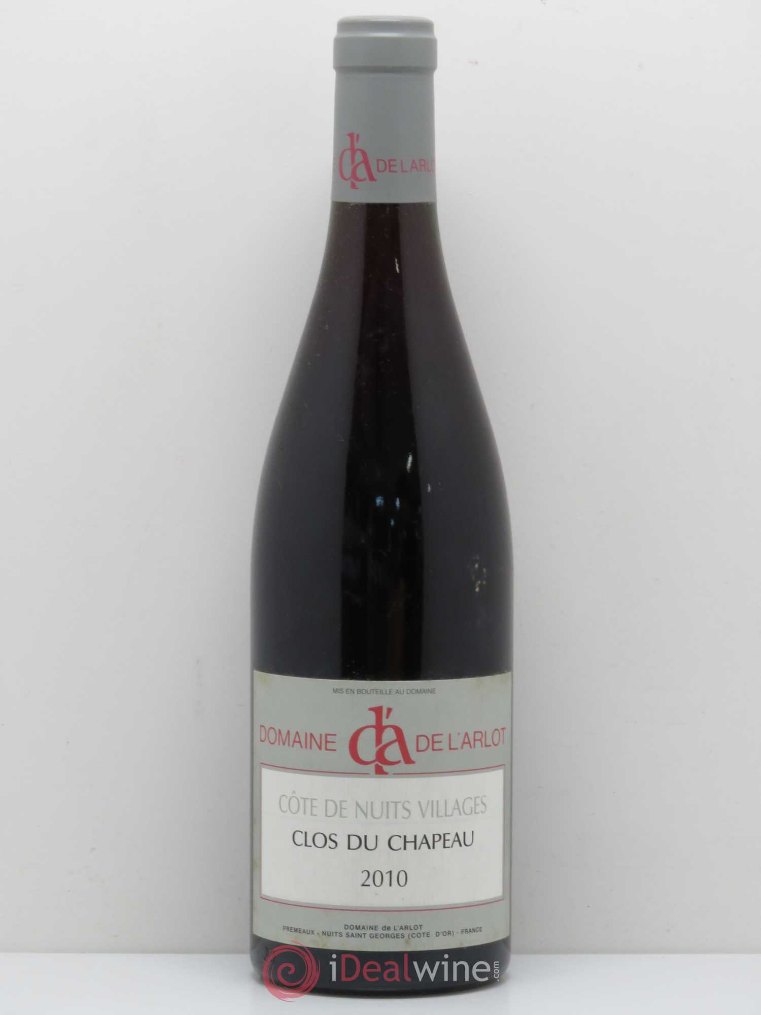 Côte de Nuits-Villages Clos du Chapeau Domaine de l'Arlot 2010 - Posten von 1 Flasche - 0
