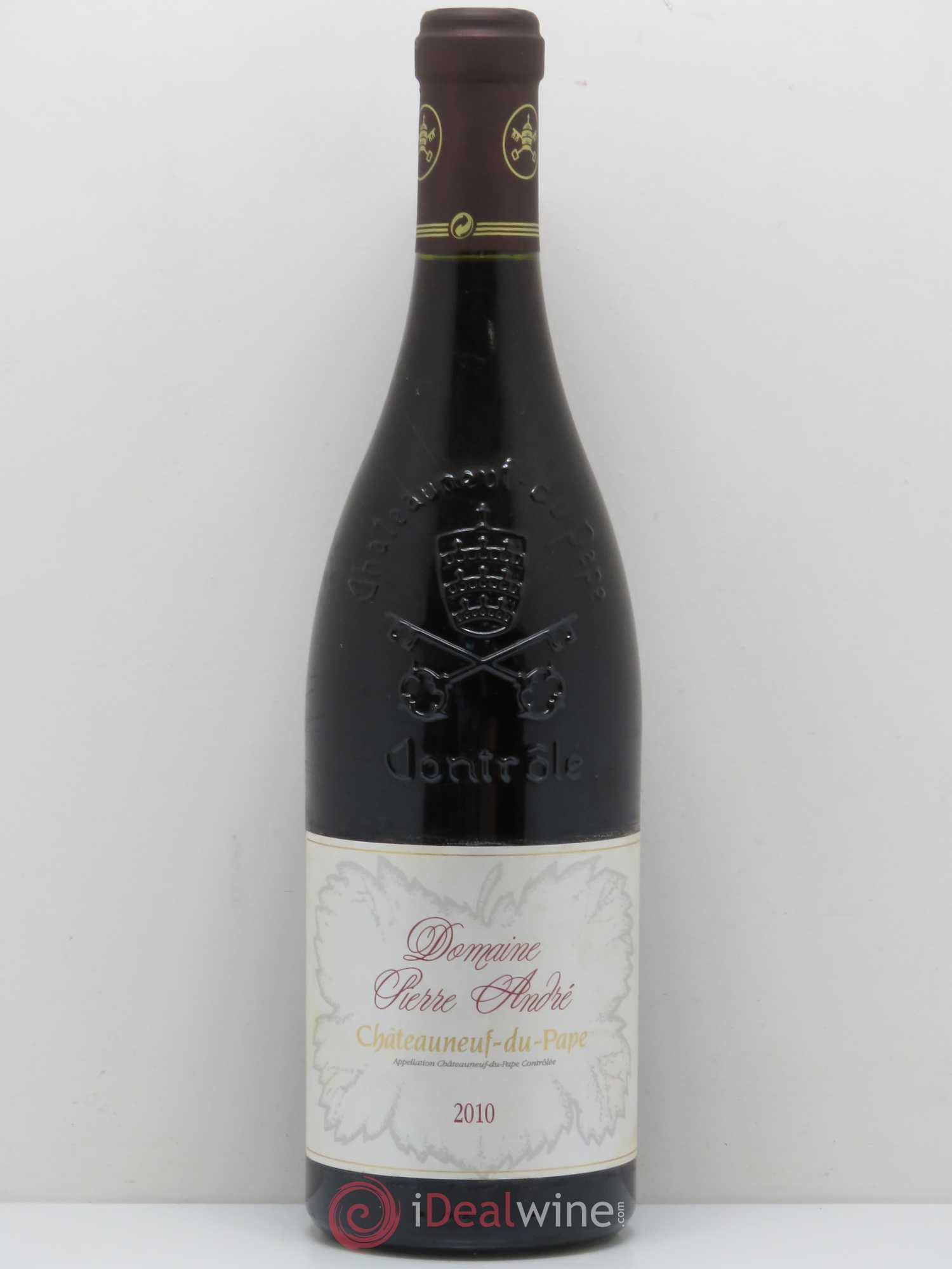 Châteauneuf-du-Pape Pierre André (Domaine) 2010 - Lot de 1 bouteille - 0