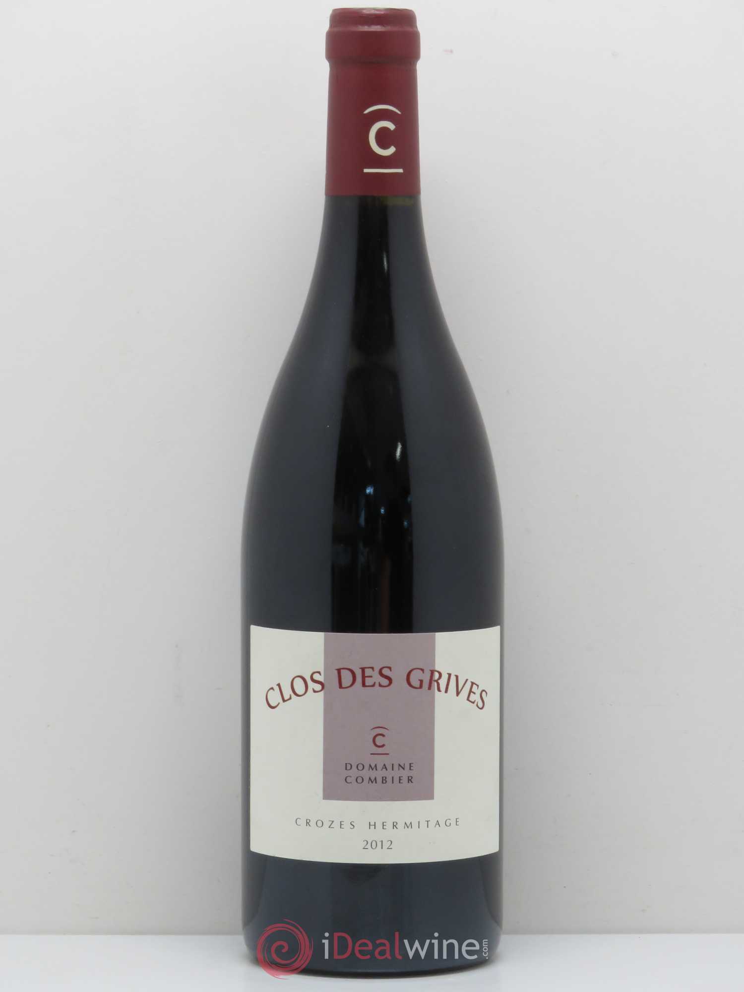 Crozes-Hermitage Clos des Grives Combier 2012 - Lot de 1 bouteille - 0
