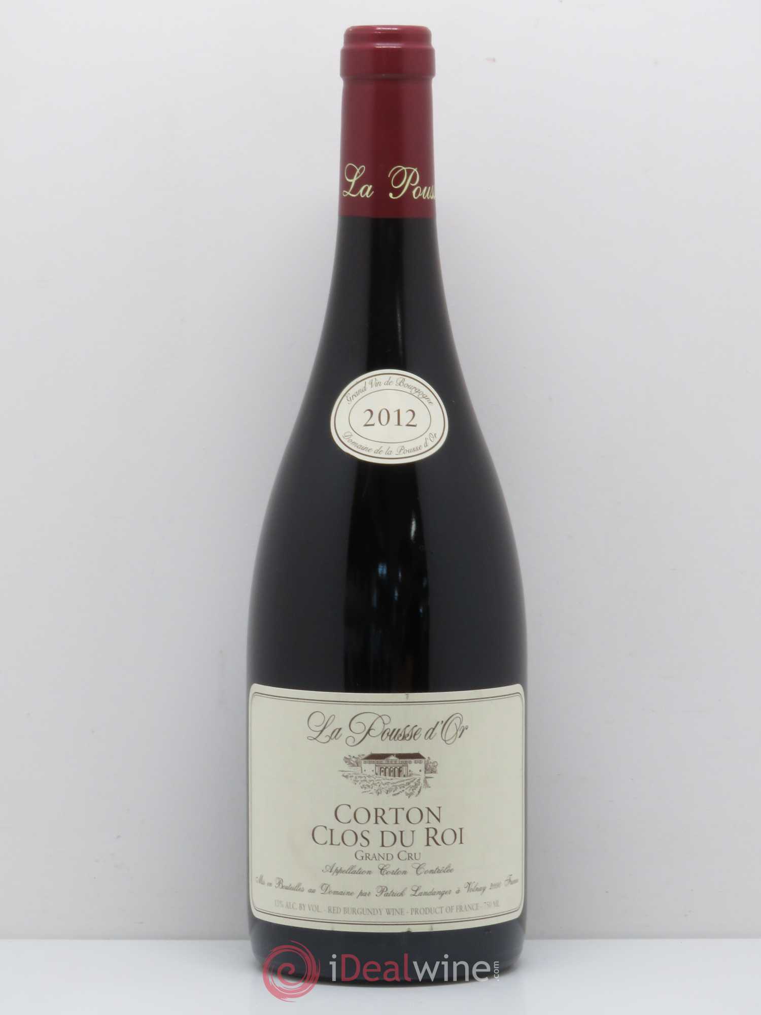 Corton Grand Cru Clos du Roi La Pousse d'Or (Domaine de) 2012 - Lot de 1 bouteille - 0
