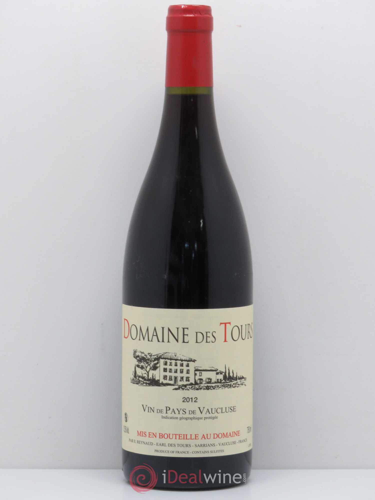 Vaucluse (Vin de Pays de Vaucluse) Domaine des Tours Emmanuel Reynaud 2012 - Lot de 1 bouteille - 0
