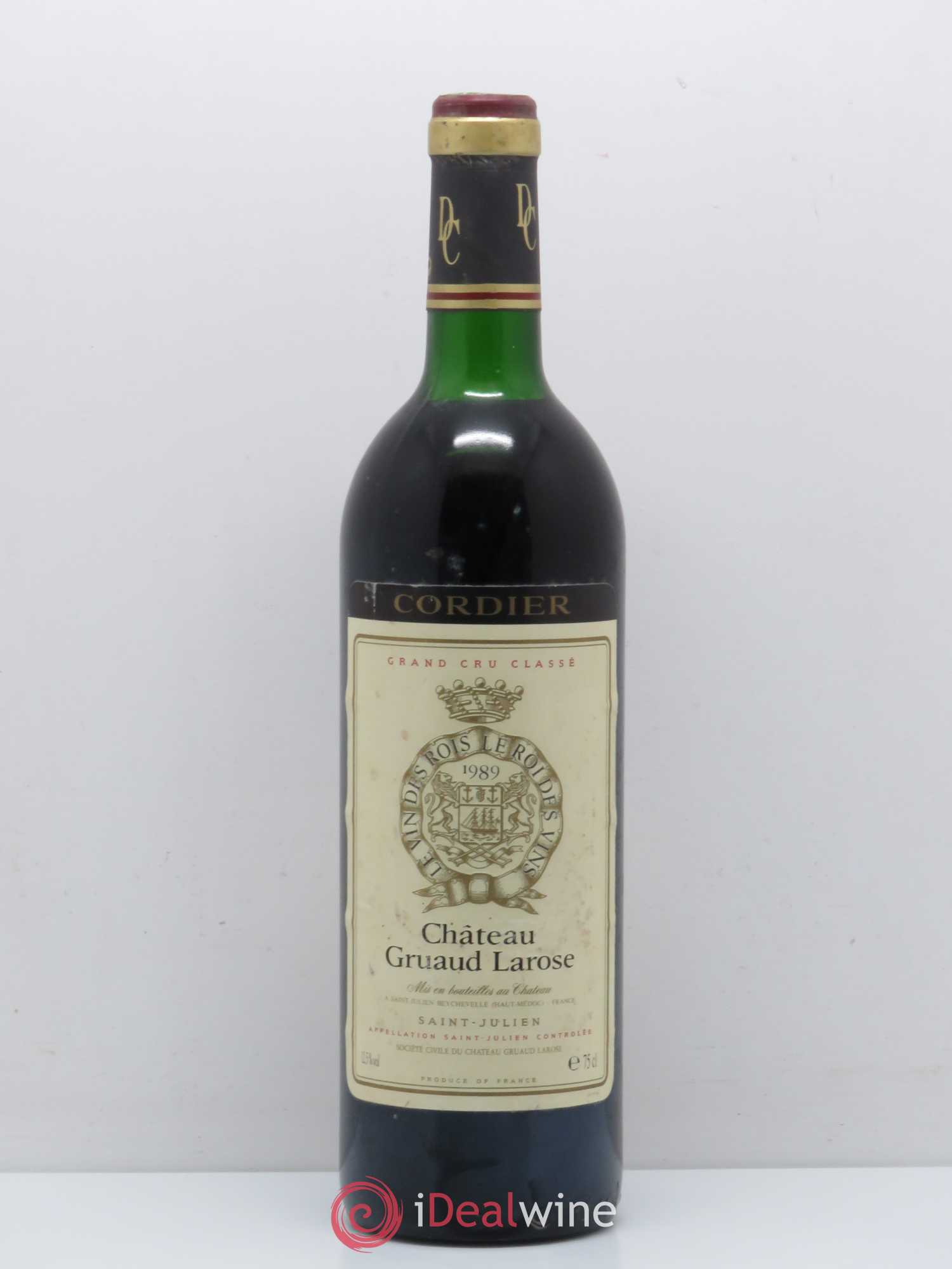 Château Gruaud Larose 2ème Grand Cru Classé 1989 - Lot de 1 bouteille - 0