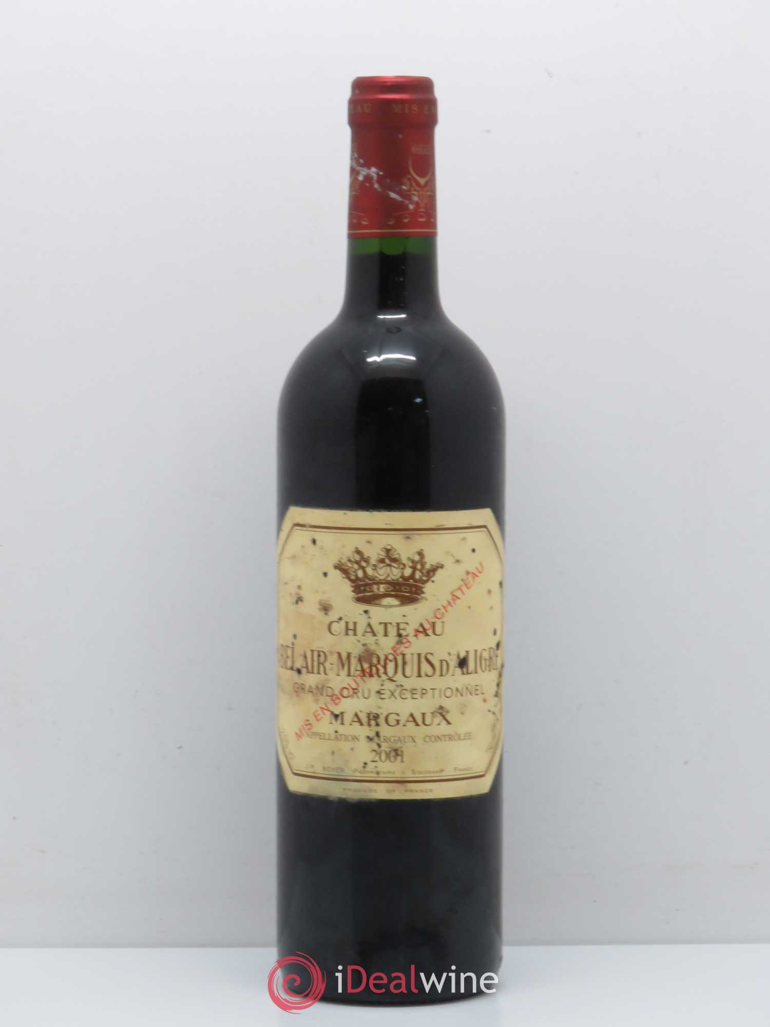 Château Bel Air Marquis d'Aligre 2001 - Lot de 1 bouteille - 0
