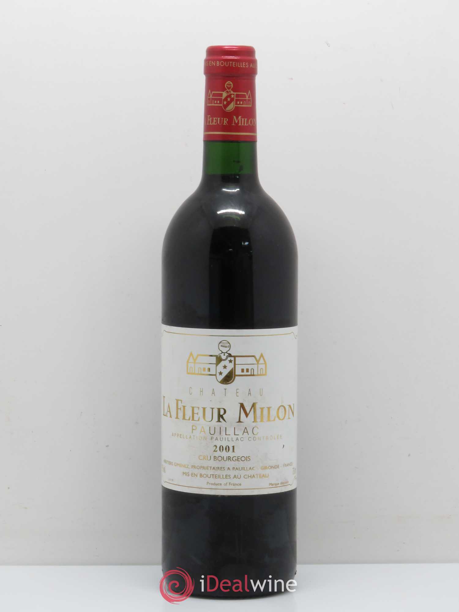 Château la Fleur Milon Cru Bourgeois 2001 - Lot de 1 bouteille - 0