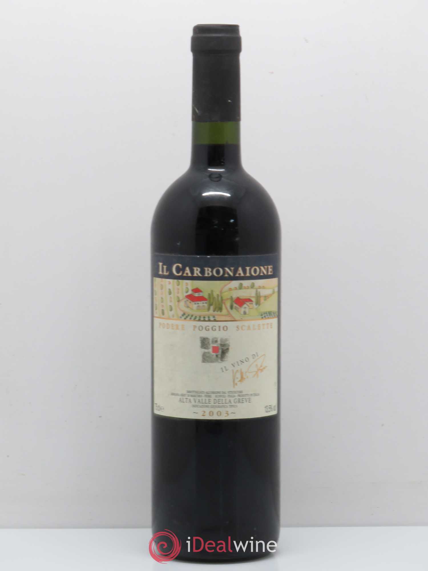 Toscana IGT Podere Poggio Scalette Il Carbonaione 2003 - Lot de 1 bouteille - 0