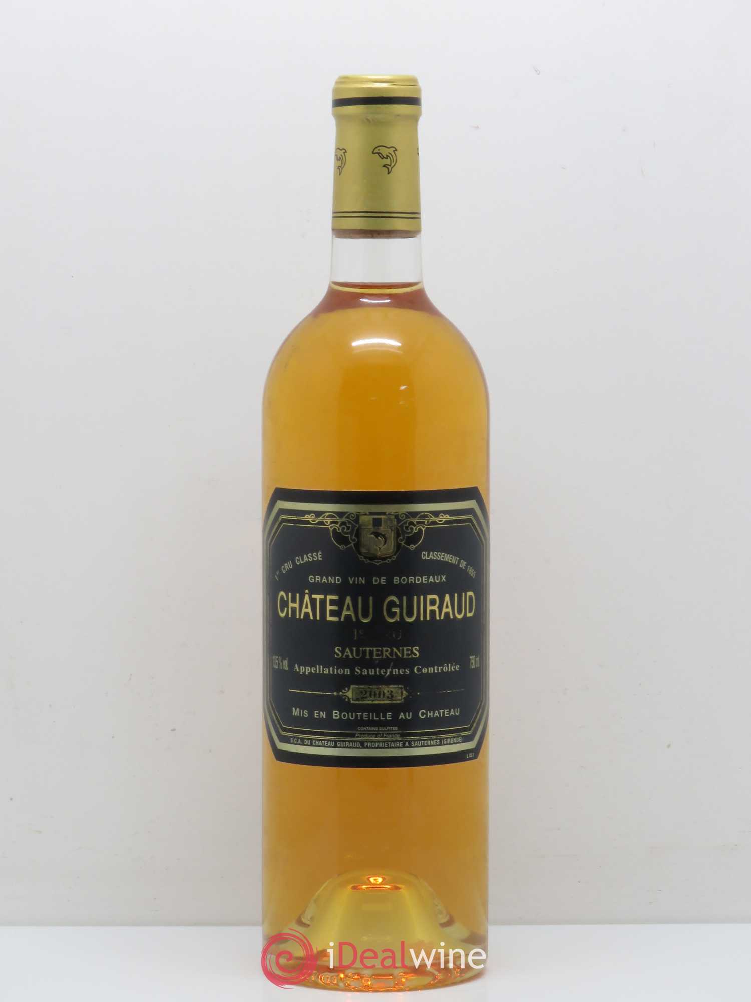 Château Guiraud 1er Grand Cru Classé 2003 - Lot de 1 bouteille - 0