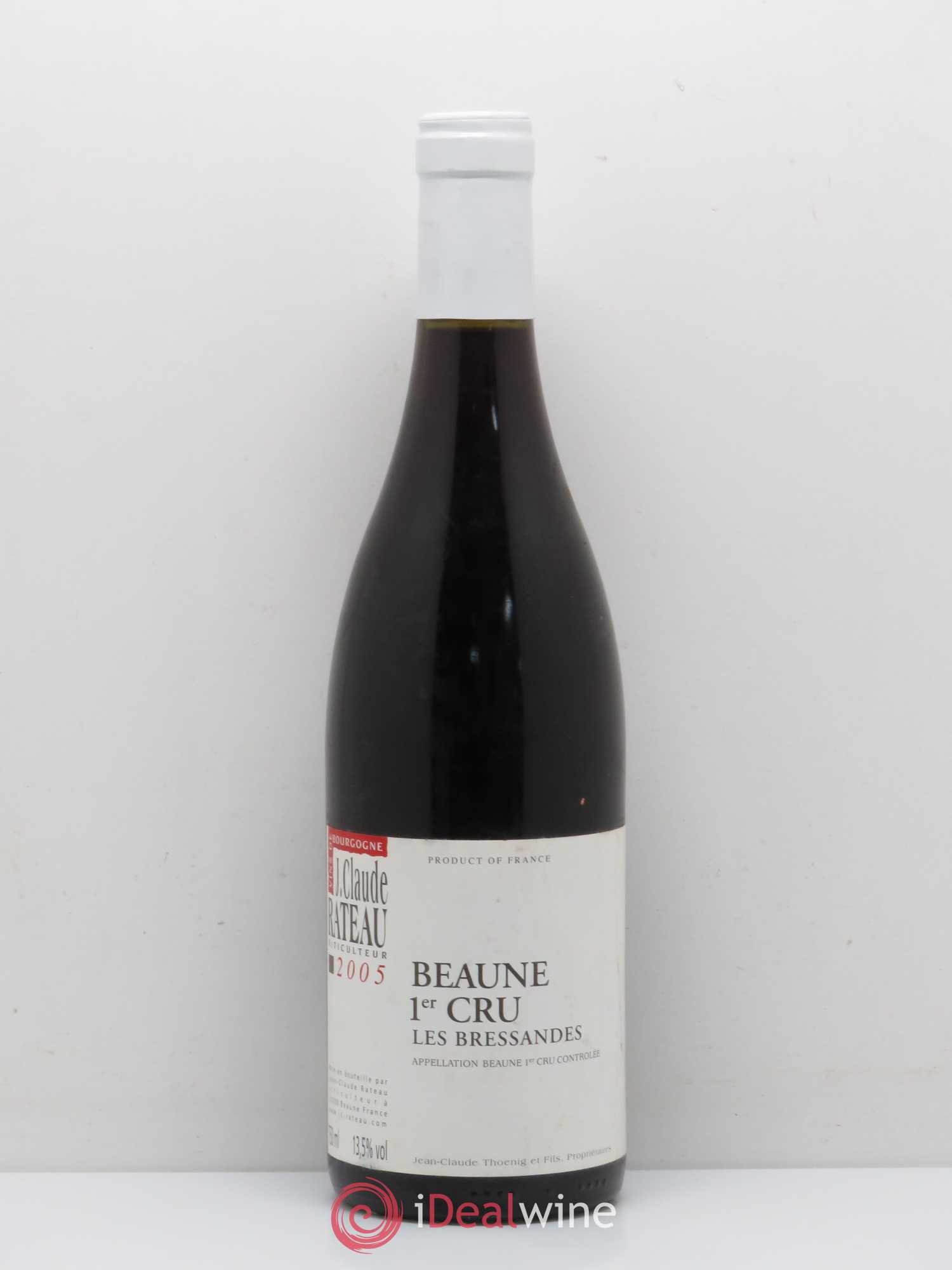 Beaune 1er Cru Jean Claude Rateau Les Bressandes 2005 - Posten von 1 Flasche - 0