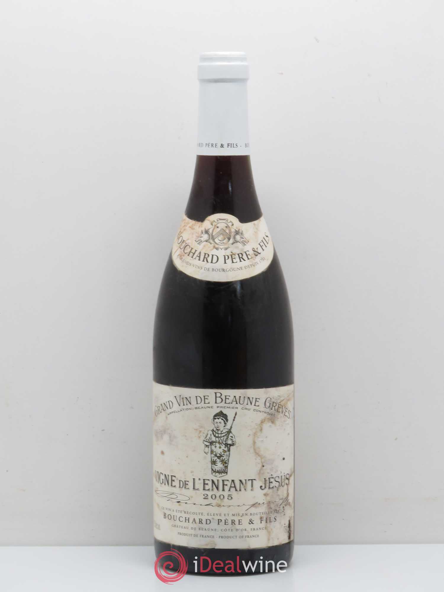 Beaune 1er Cru Grèves - Vigne de l'Enfant Jésus Bouchard Père & Fils 2005 - Lot de 1 bouteille - 0
