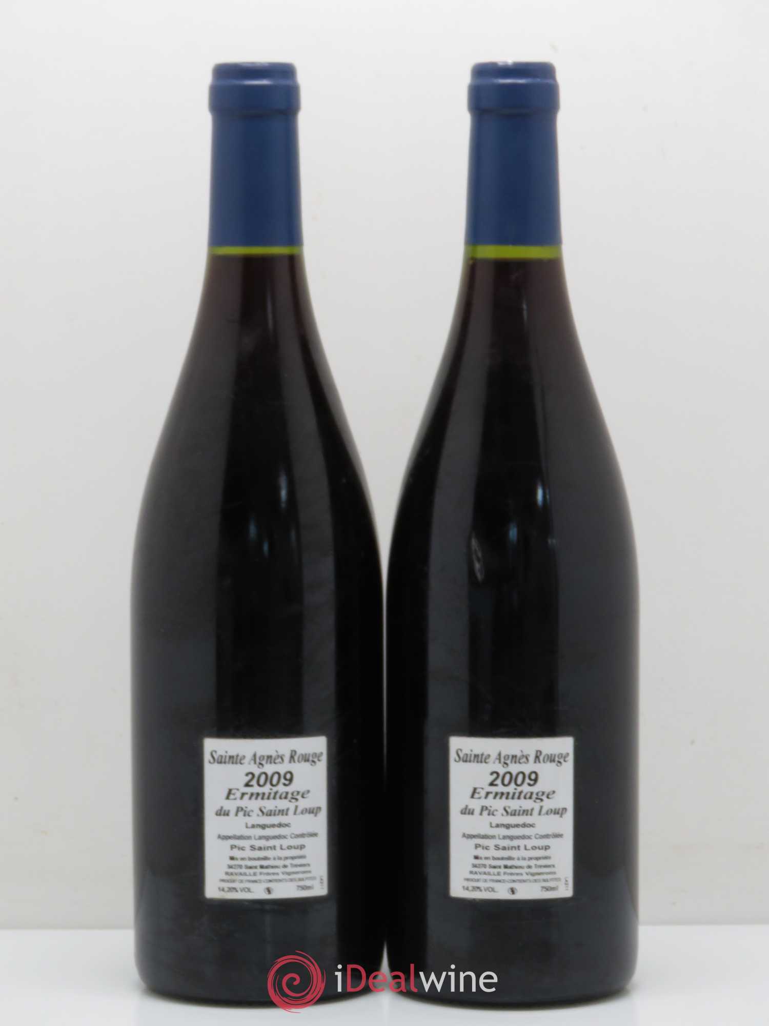 Pic Saint-Loup Héritage du Pic Saint-Loup (anciennement Ermitage) Cuvée Sainte Agnès 2009 - Lot de 2 bouteilles - 1