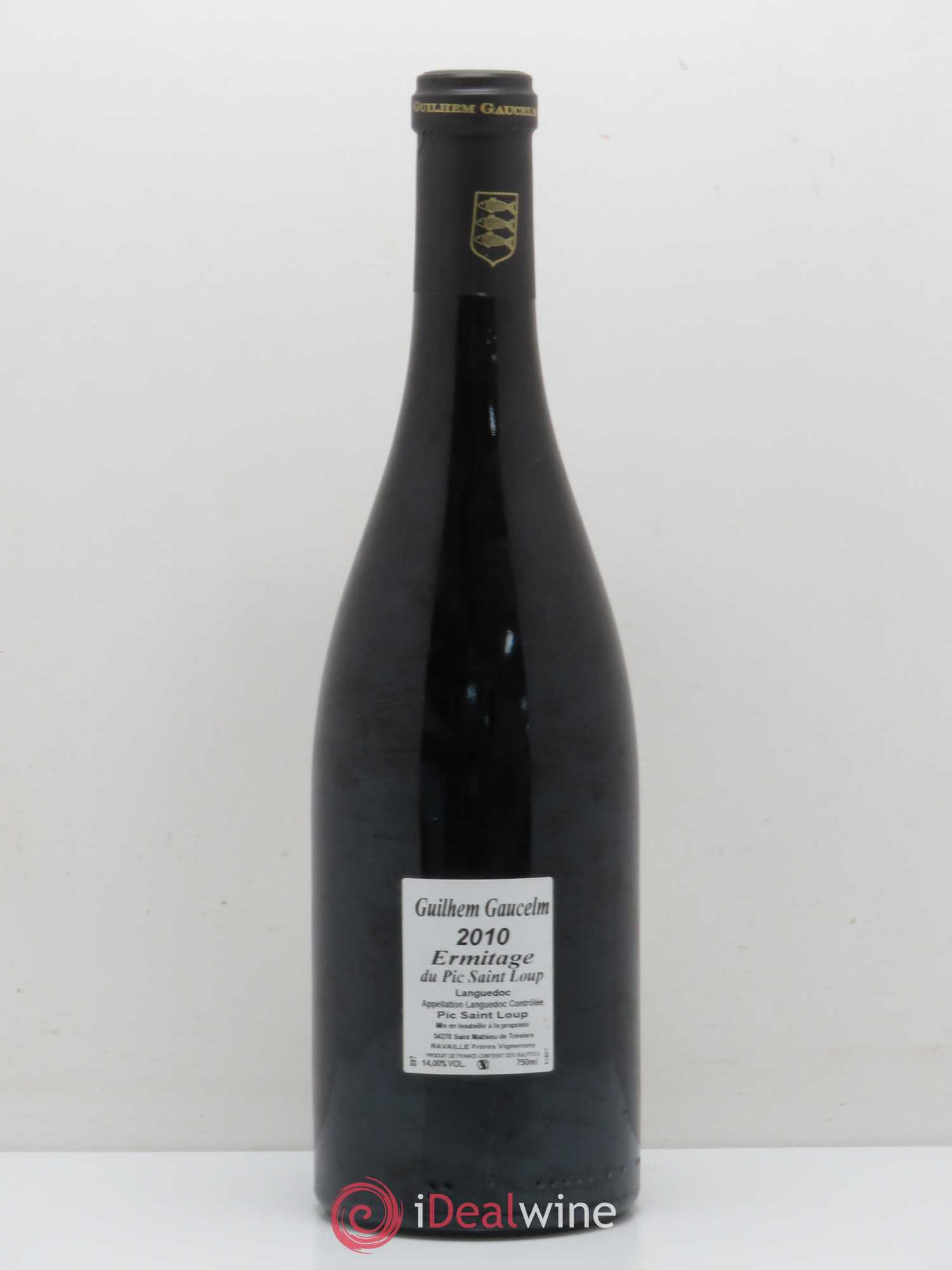 Pic Saint-Loup Héritage du Pic Saint-Loup (anciennement Ermitage) Guilhem Gaucelm 2010 - Lot de 1 bouteille - 1