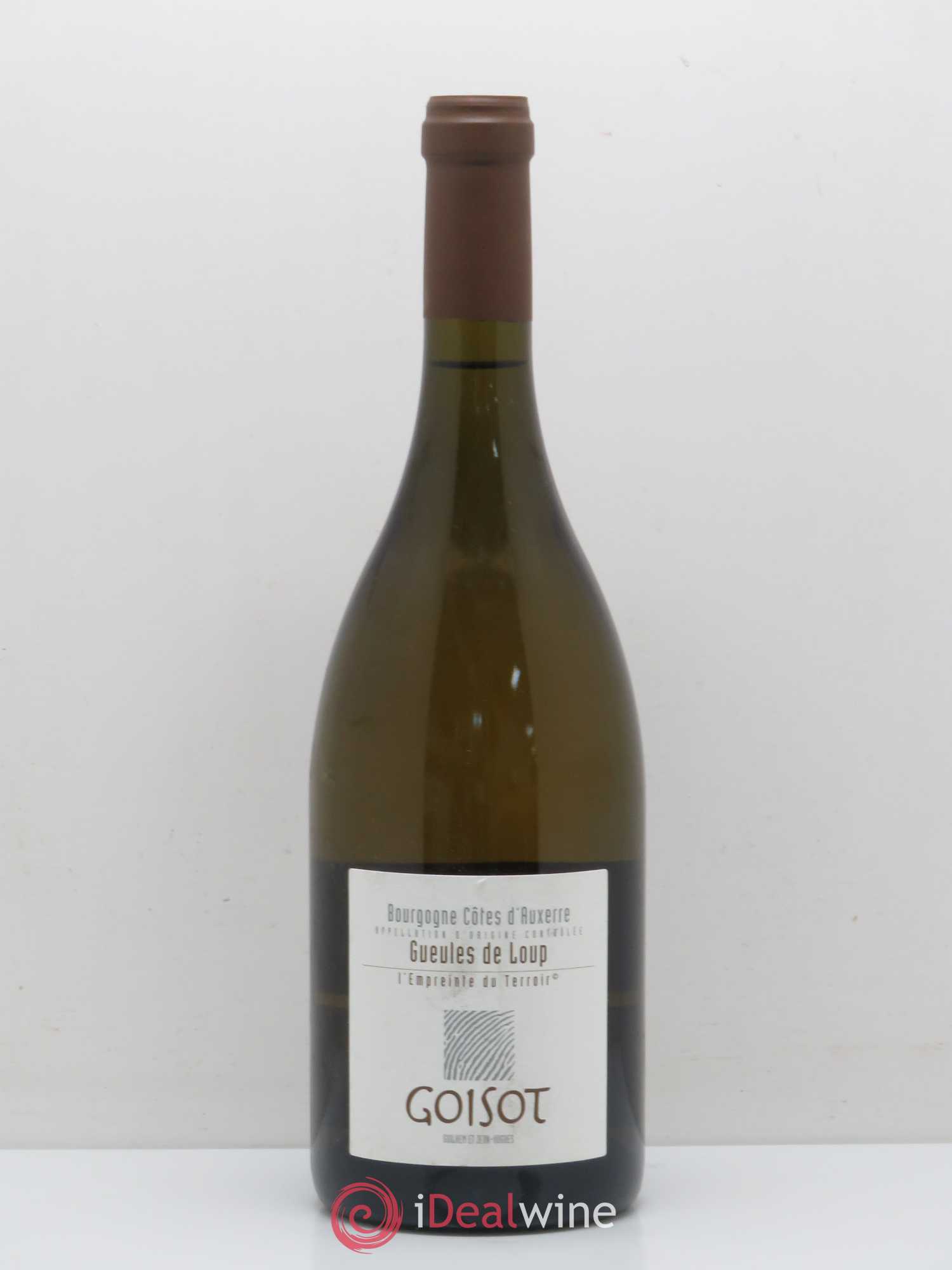 Bourgogne Domaine Goisot Côtes D'Auxerre Gueule De Loup 2010 - Posten von 1 Flasche - 0