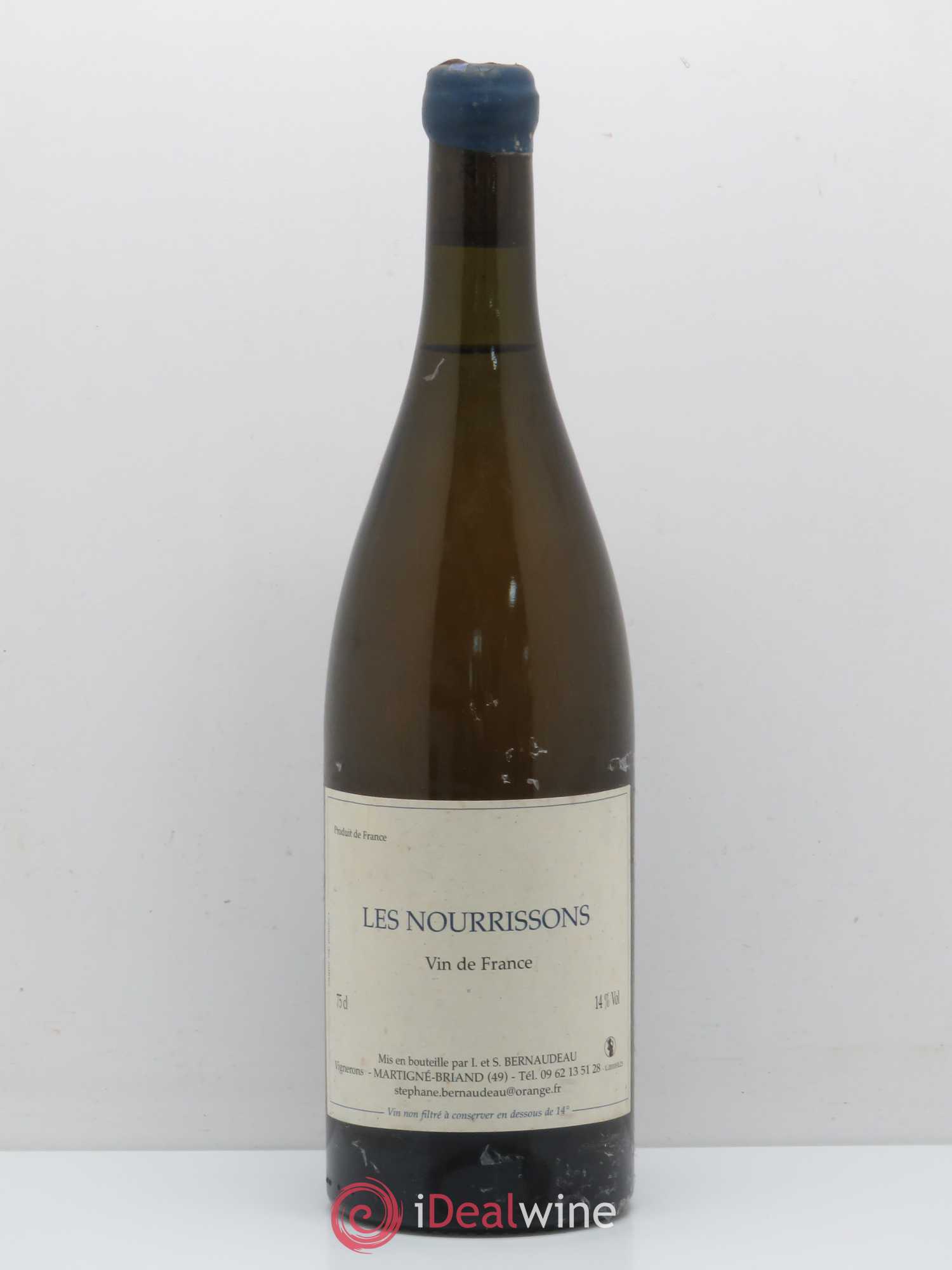 Vin de France Les Nourrissons Stéphane Bernaudeau 2010 - Lot de 1 bouteille - 0