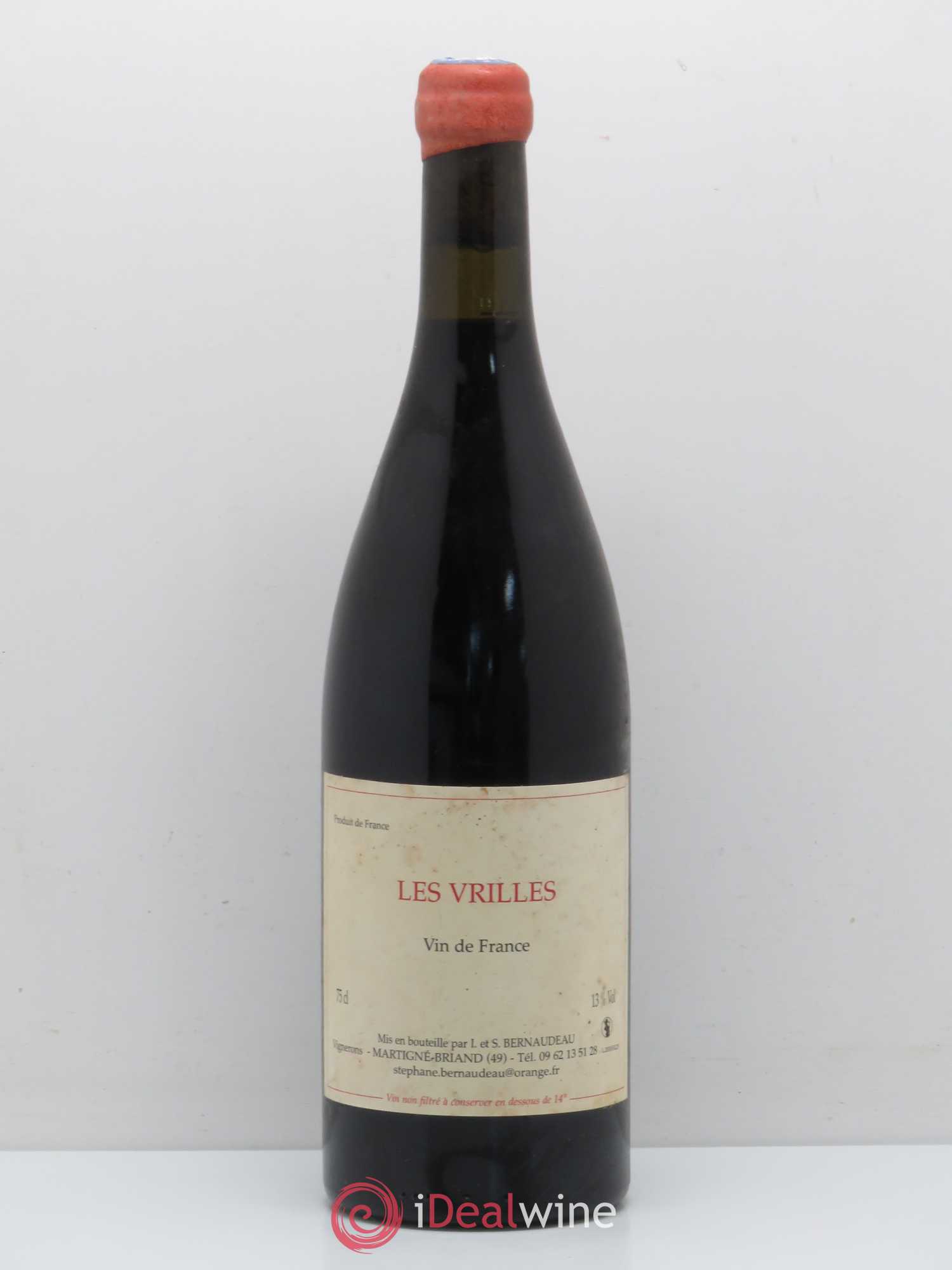 Vin de France Les Vrilles Stéphane Bernaudeau (Domaine) 2010 - Lot de 1 bouteille - 0