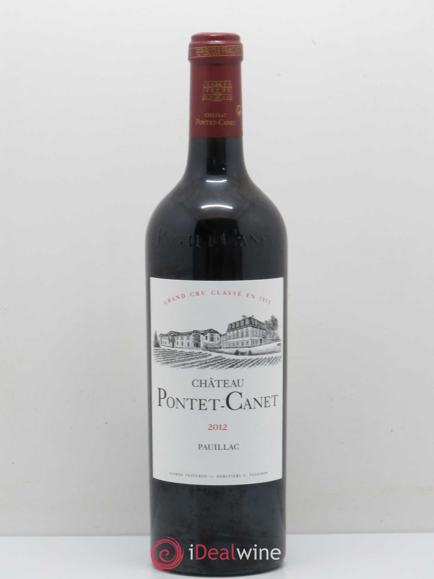 Château Pontet Canet 5ème Grand Cru Classé 2012 - Lot de 1 bouteille - 0