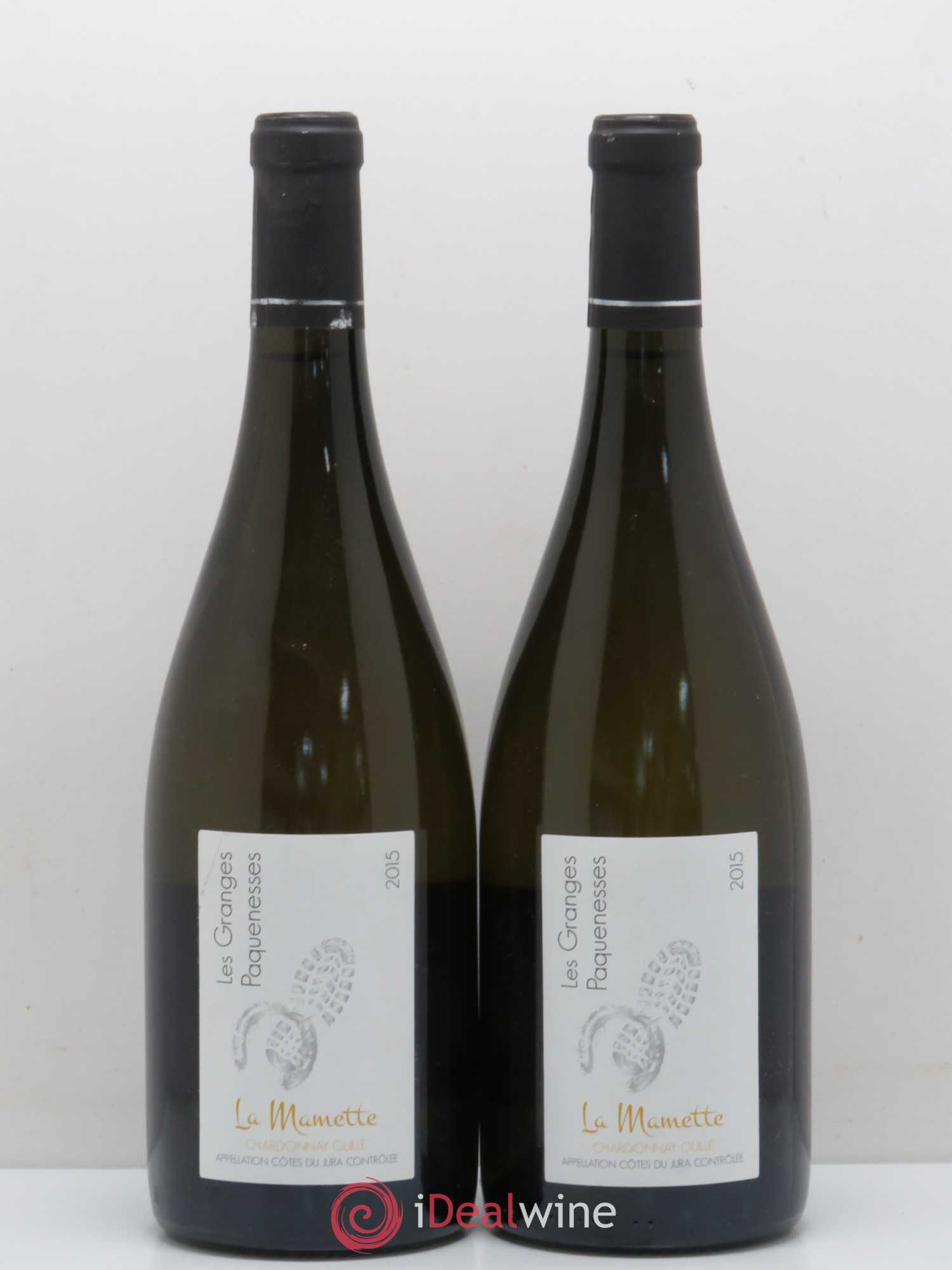 Côtes du Jura Les Granges Paquenesses Mamette Chardonnay ouille 2015 - Posten von 2 Flaschen - 0