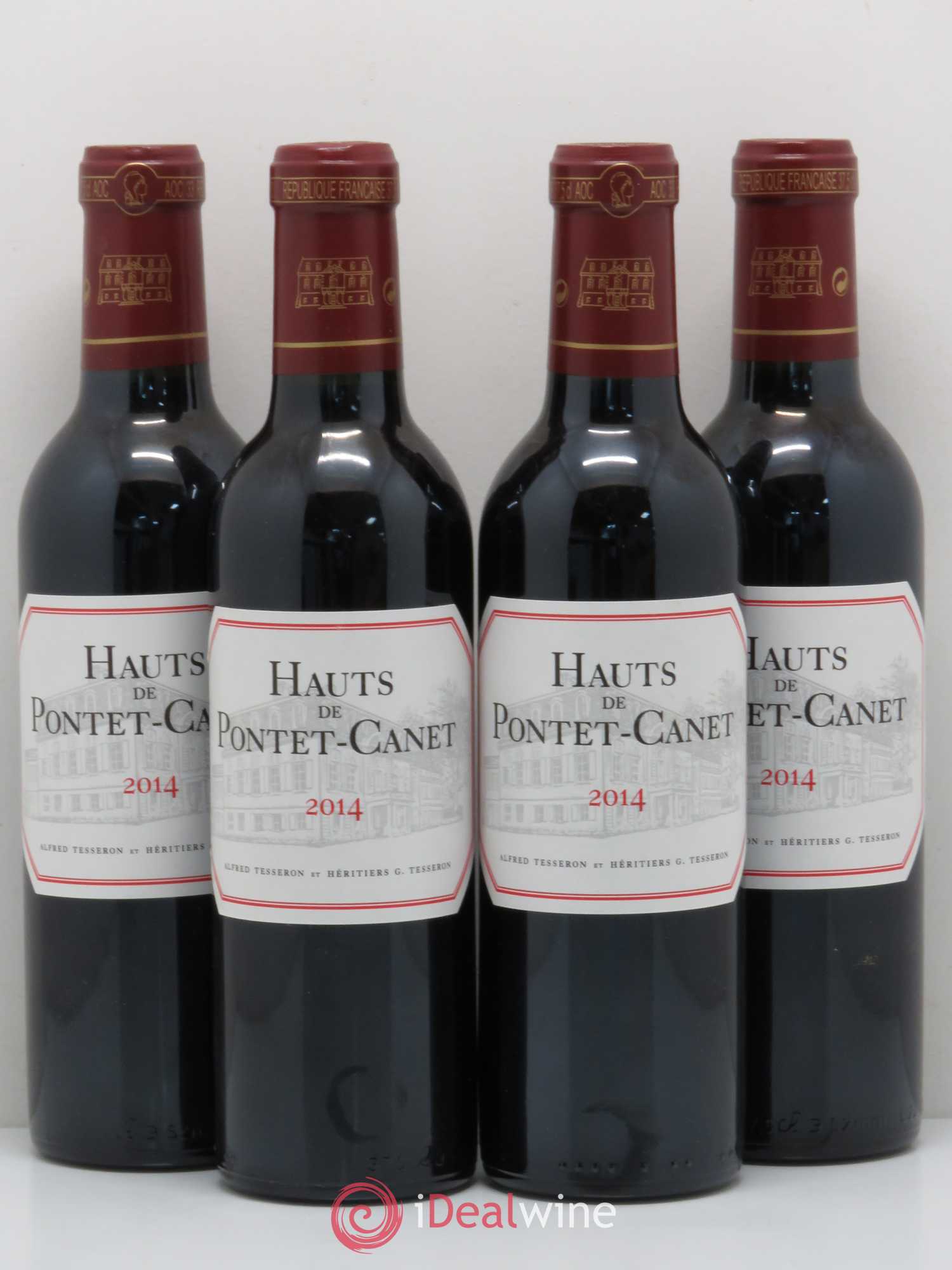 Les Hauts de Pontet-Canet Second Vin (sans prix de réserve) 2014 - Lot de 4 demi bouteilles - 0