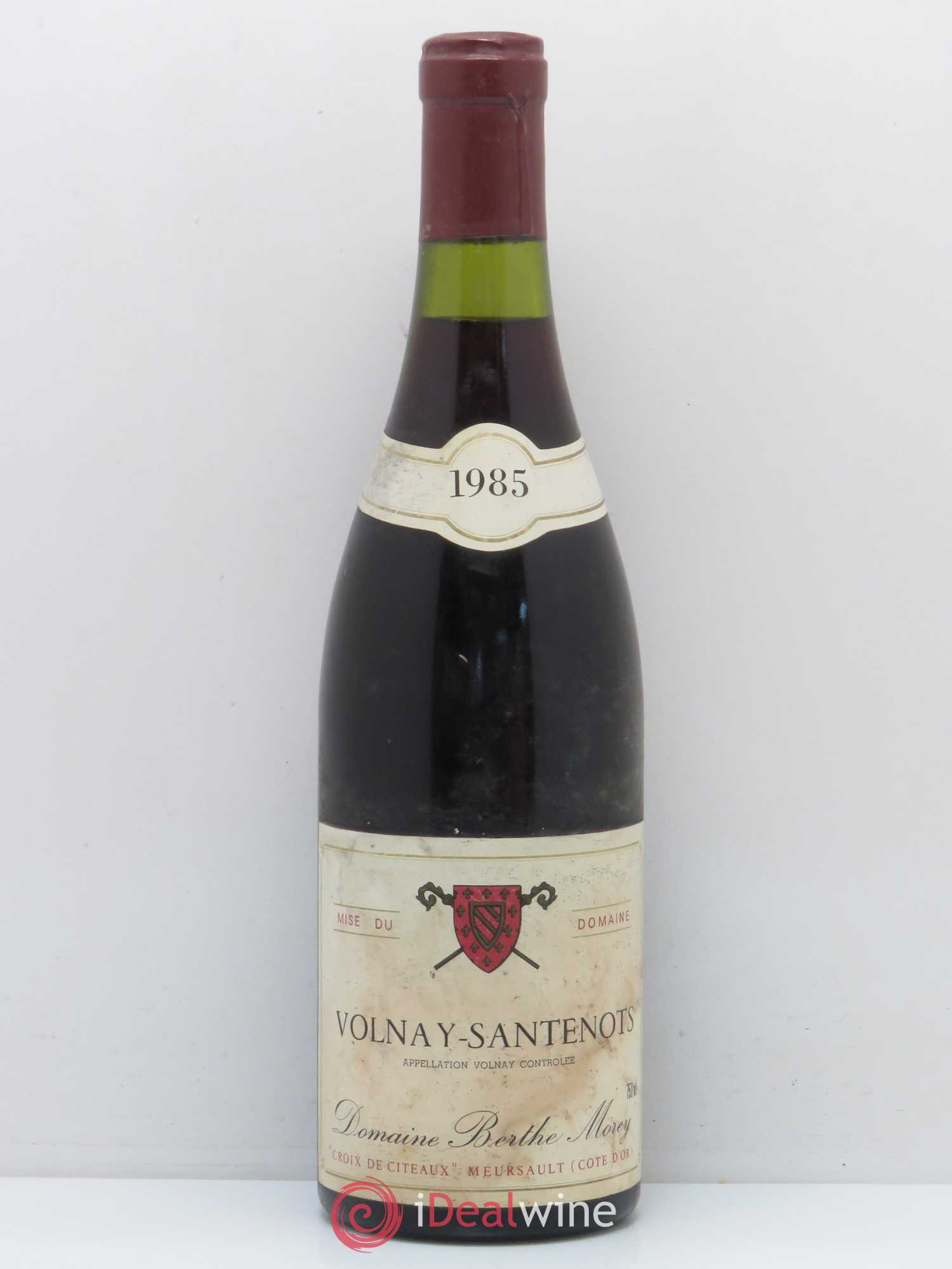 Volnay 1er Cru Santenots Berthe Morey 1985 - Lot de 1 bouteille - 0