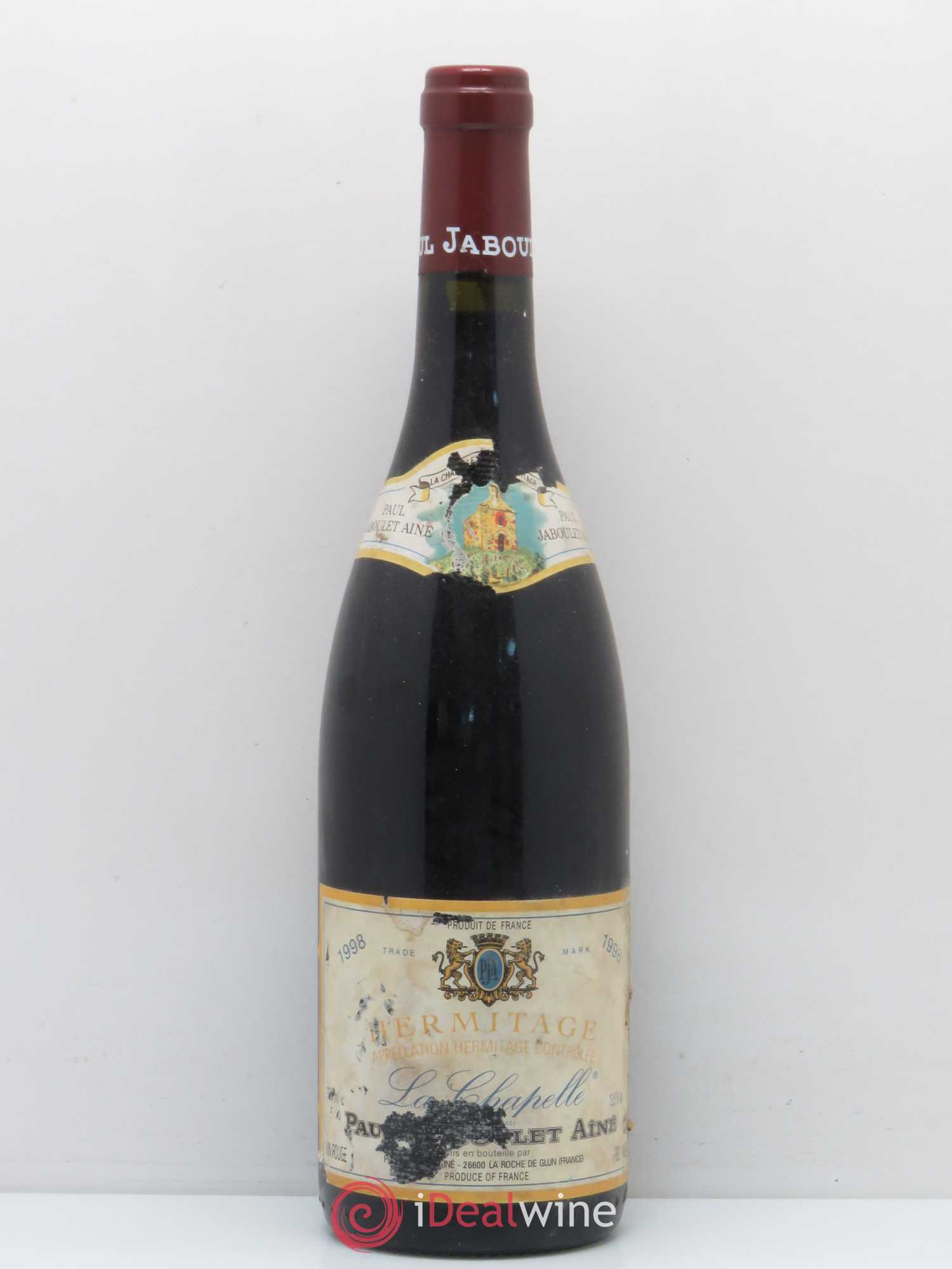 Hermitage La Chapelle Paul Jaboulet Ainé 1998 - Lot de 1 bouteille - 0