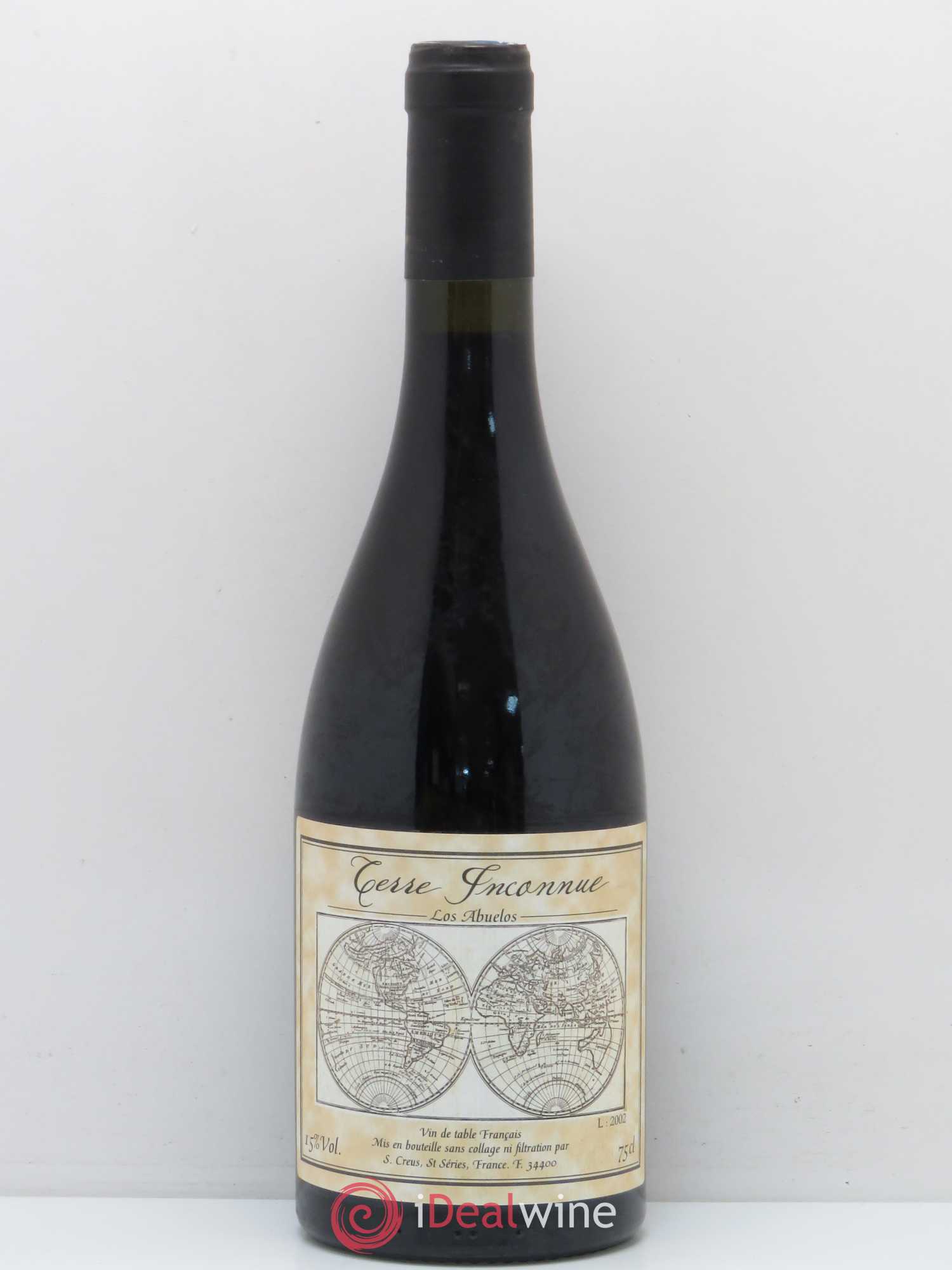 Vin de table Los Abuelos Terre Inconnue 2002 - Posten von 1 Flasche - 0