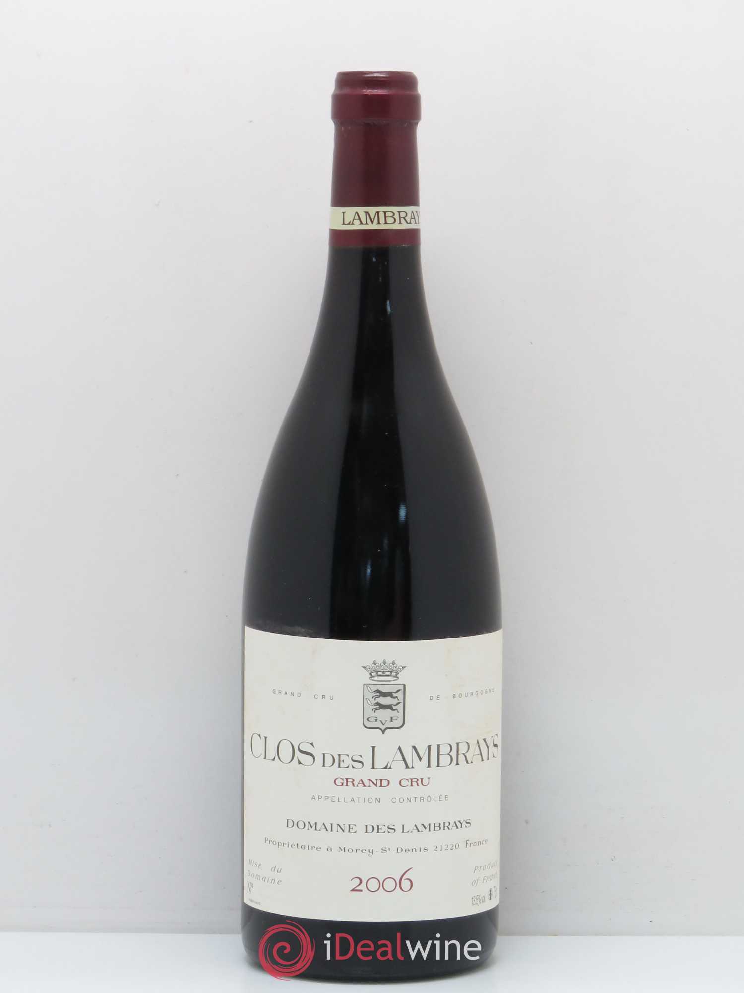 Clos des Lambrays Grand Cru Domaine des Lambrays 2006 - Lot de 1 bouteille - 0