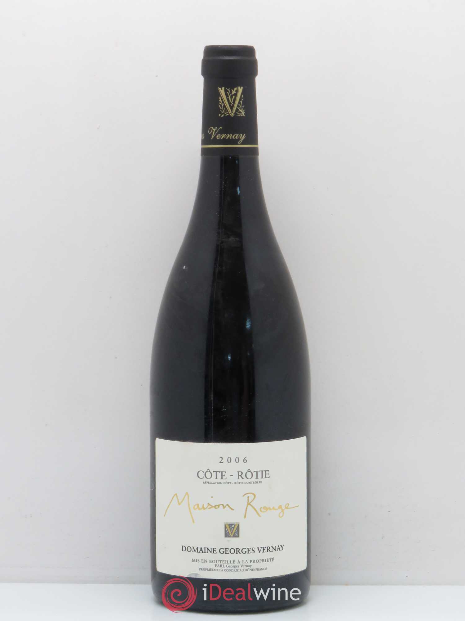 Côte-Rôtie Maison Rouge Georges Vernay 2006 - Lot de 1 bouteille - 0
