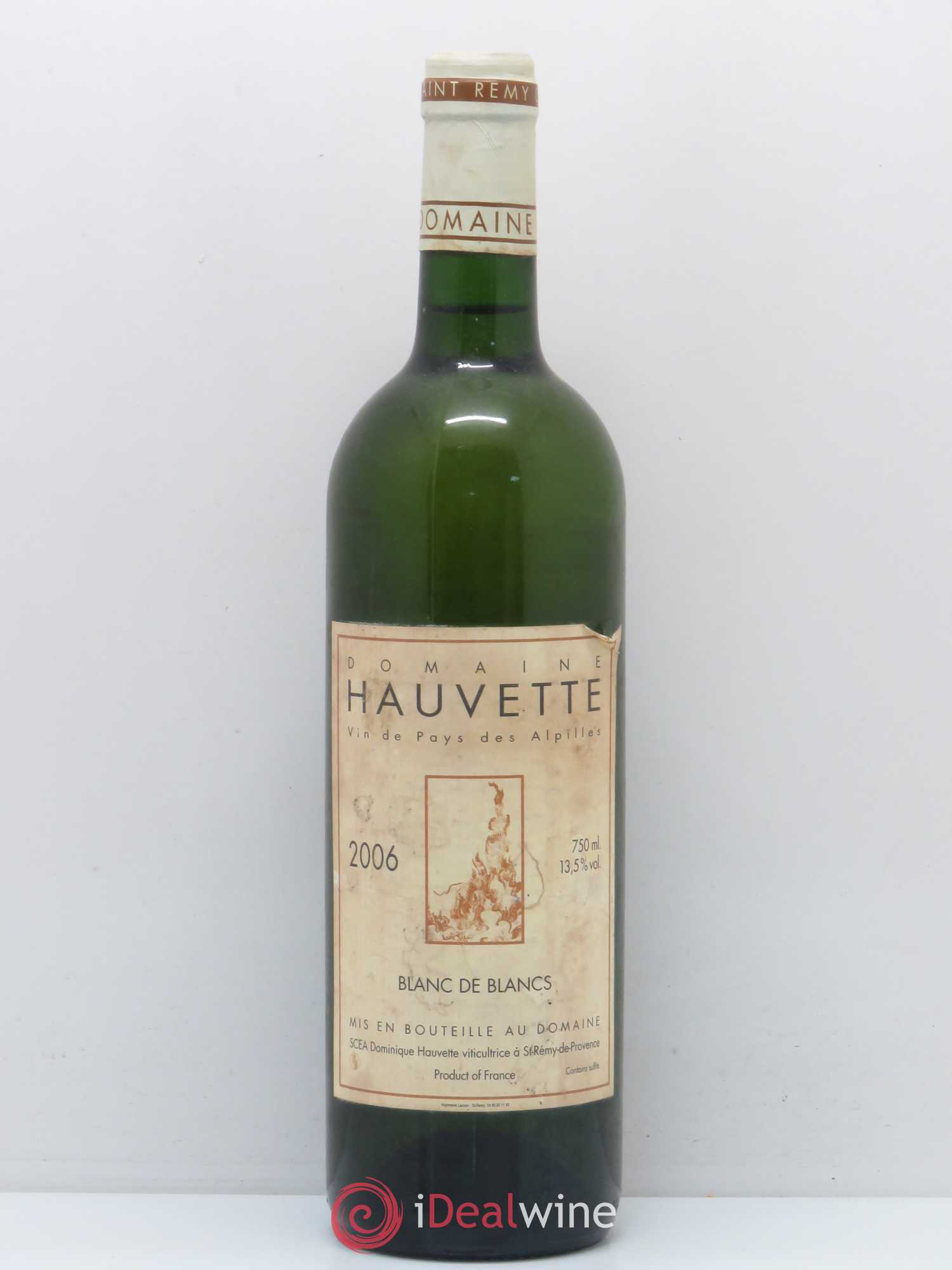 Divers VDP des Alpilles Blanc de Blancs Domaine Hauvette 2006 - Posten von 1 Flasche - 0