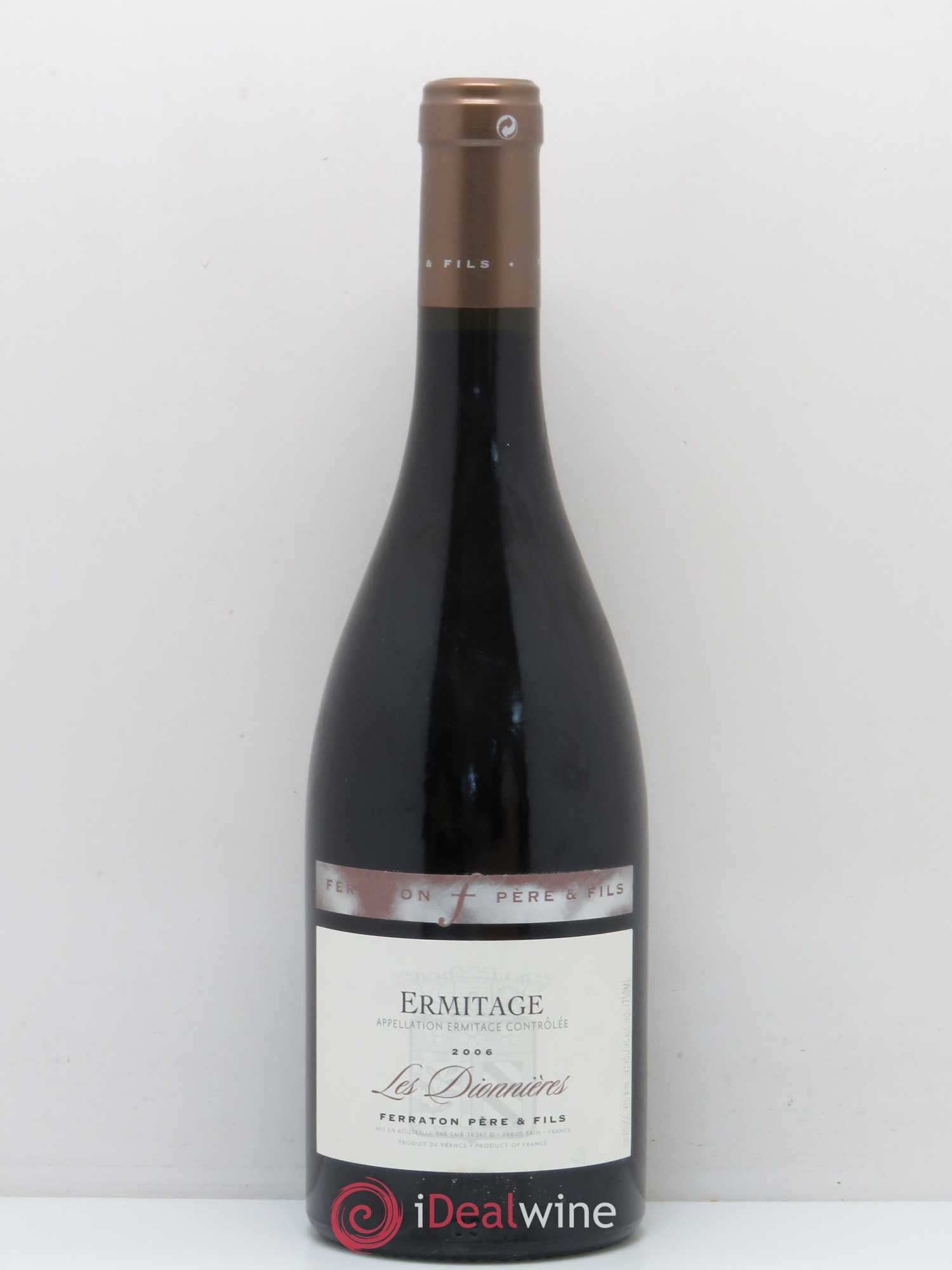 Hermitage Les Dionnieres Ferraton Pere & Fils 2006 - Posten von 1 Flasche - 0