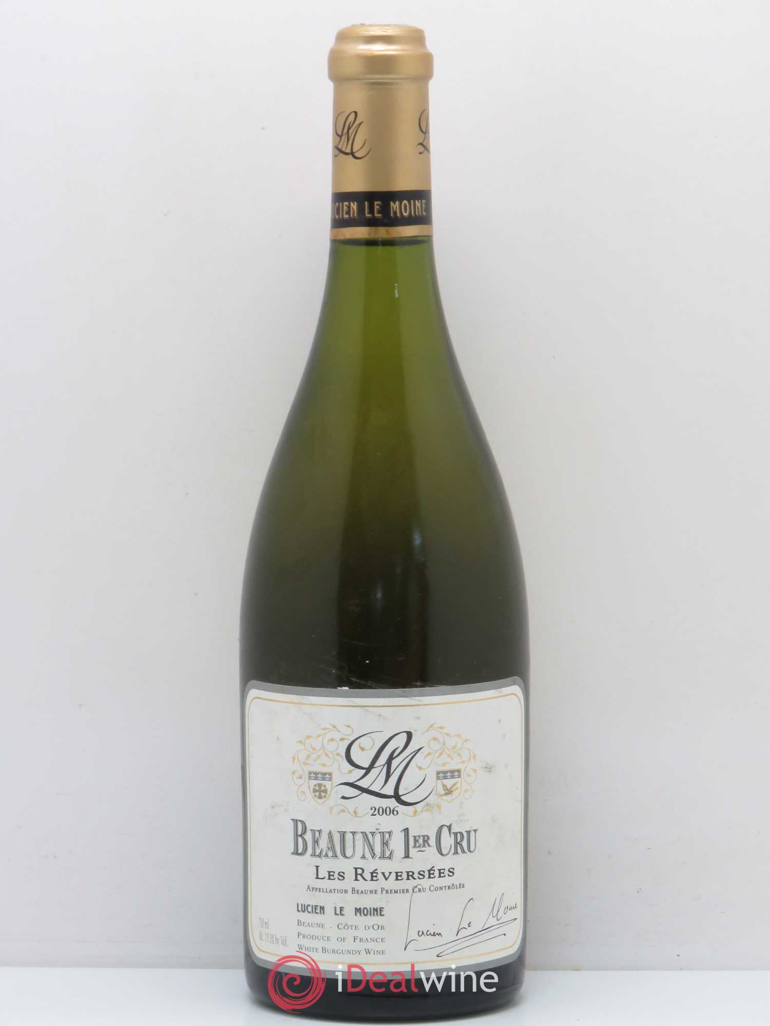 Beaune 1er Cru Les Réversées Maison Lucien Le Moine 2006 - Posten von 1 Flasche - 0