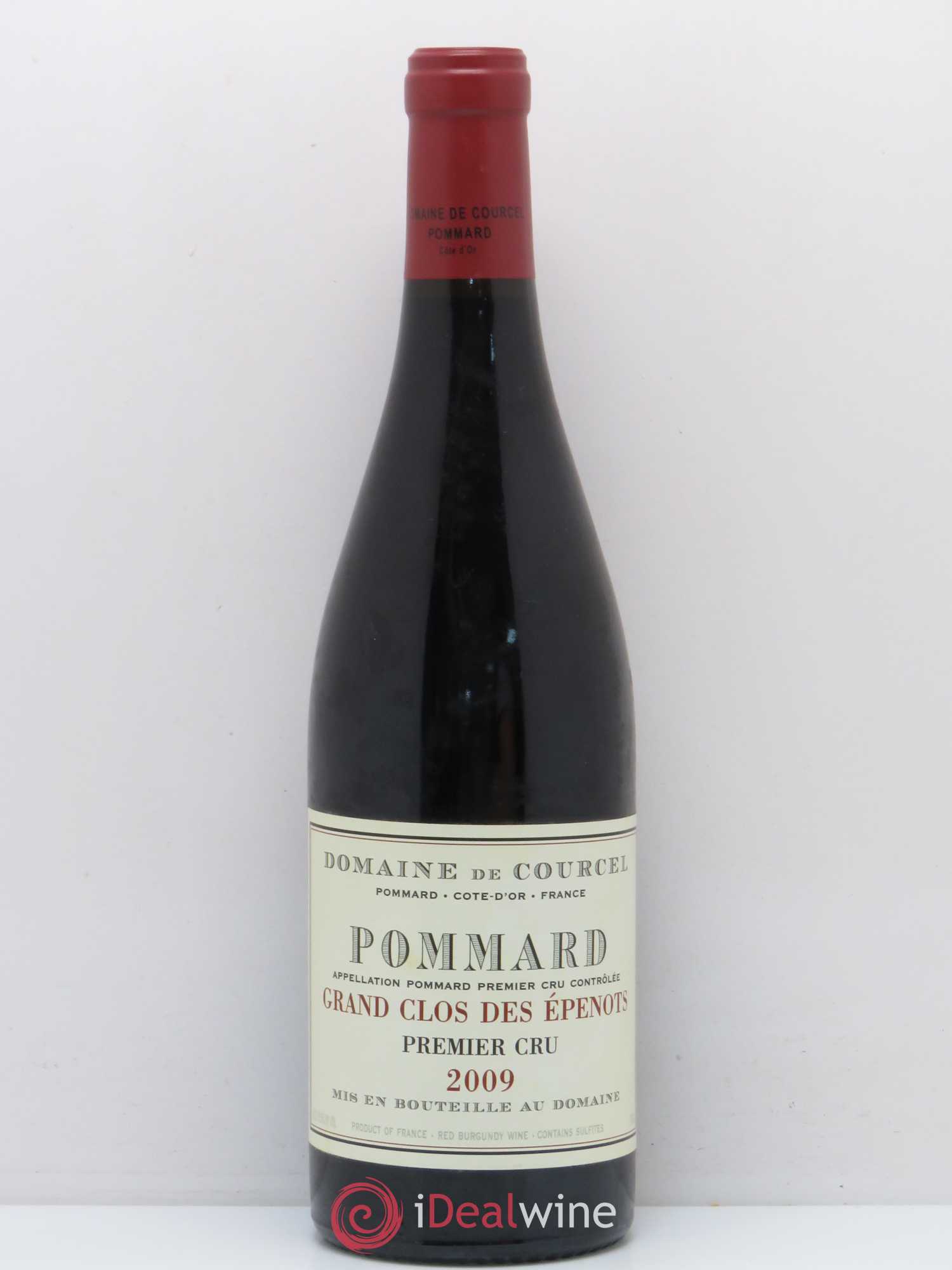 Pommard 1er Cru Grand Clos des Epenots de Courcel (Domaine) 2009 - Lot de 1 bouteille - 0