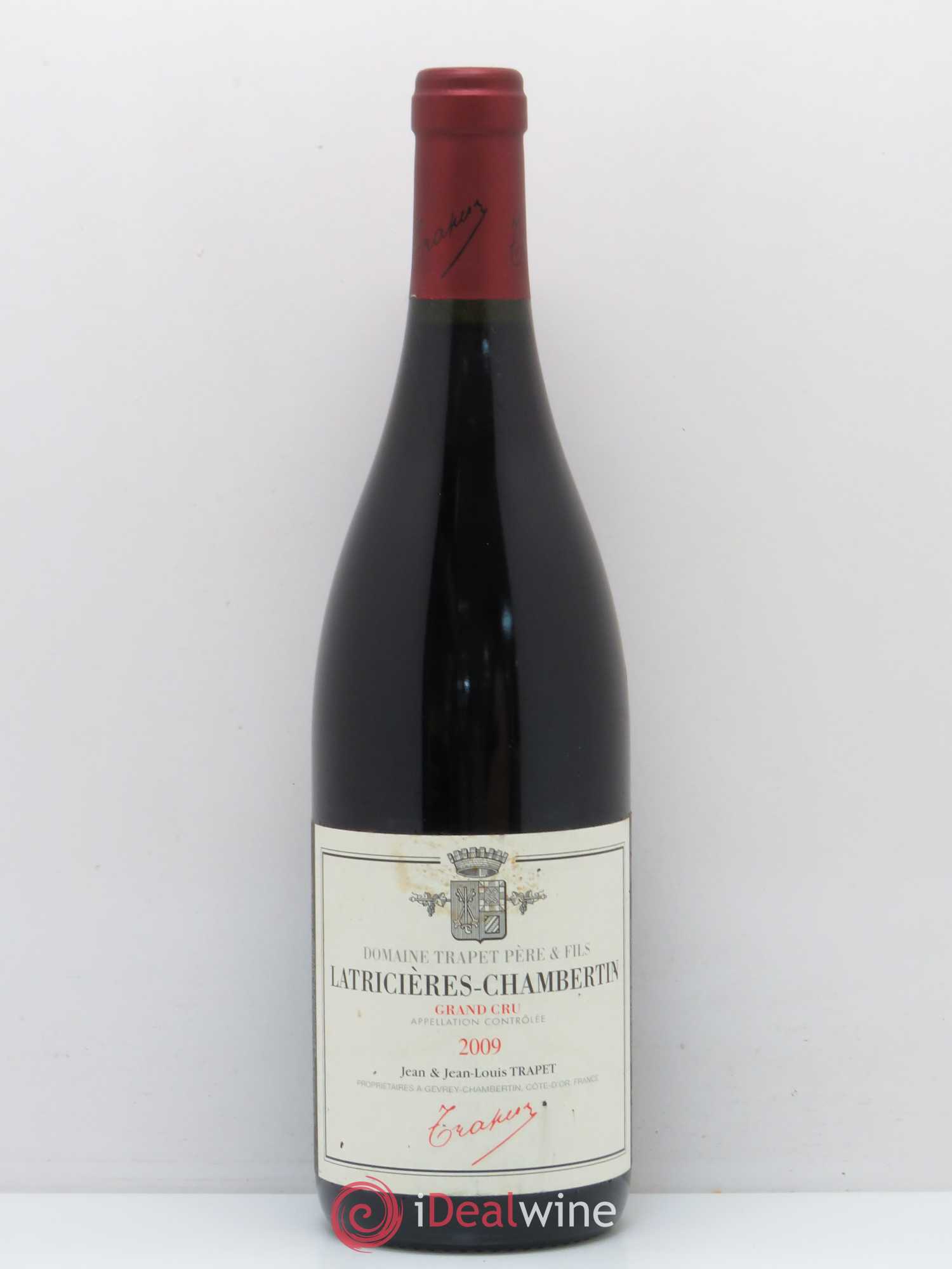 Latricières-Chambertin Grand Cru Domaine Trapet 2009 - Lot de 1 bouteille - 0