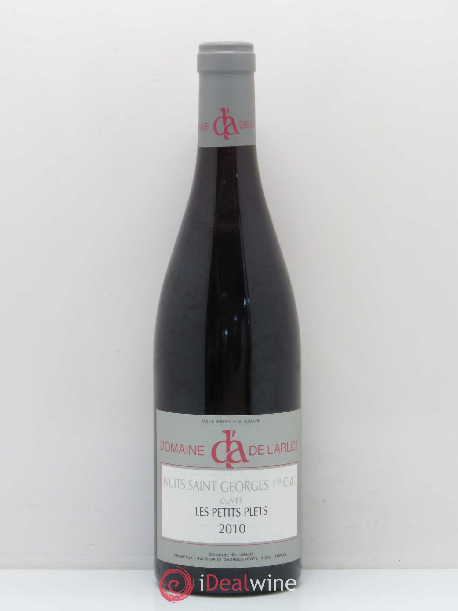 Nuits-Saint-Georges 1er Cru Les Petits Plets Domaine de l'Arlot 2010 - Lotto di 1 bottiglia - 0