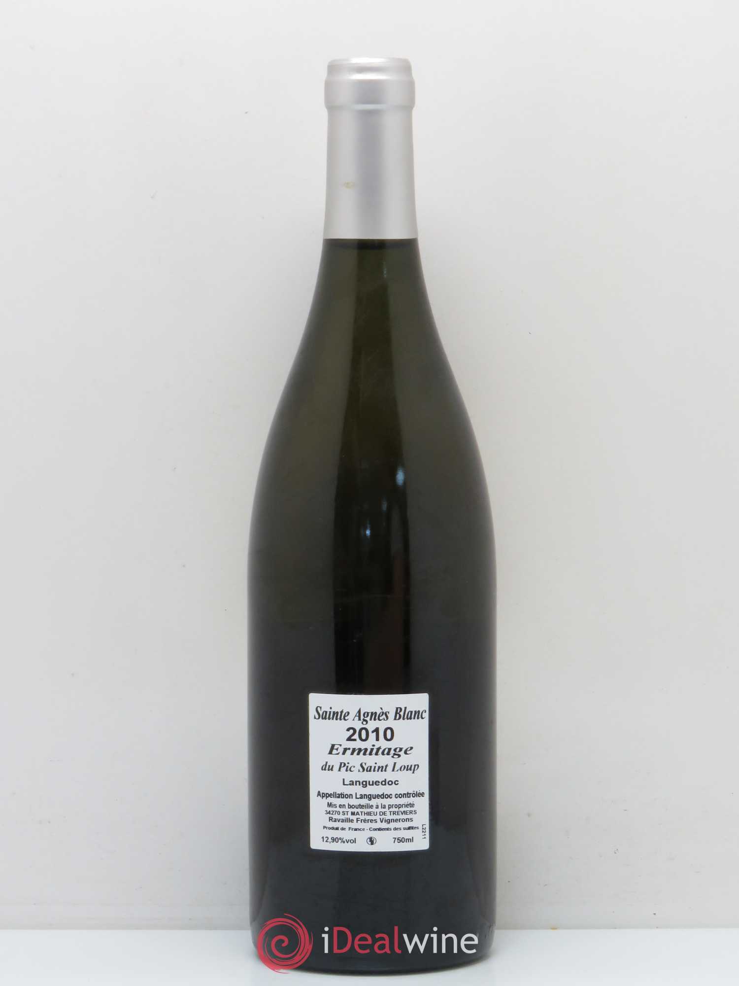 Languedoc Héritage du Pic Saint-Loup (anciennement Ermitage) Cuvée Sainte Agnès 2010 - Lot de 1 bouteille - 1