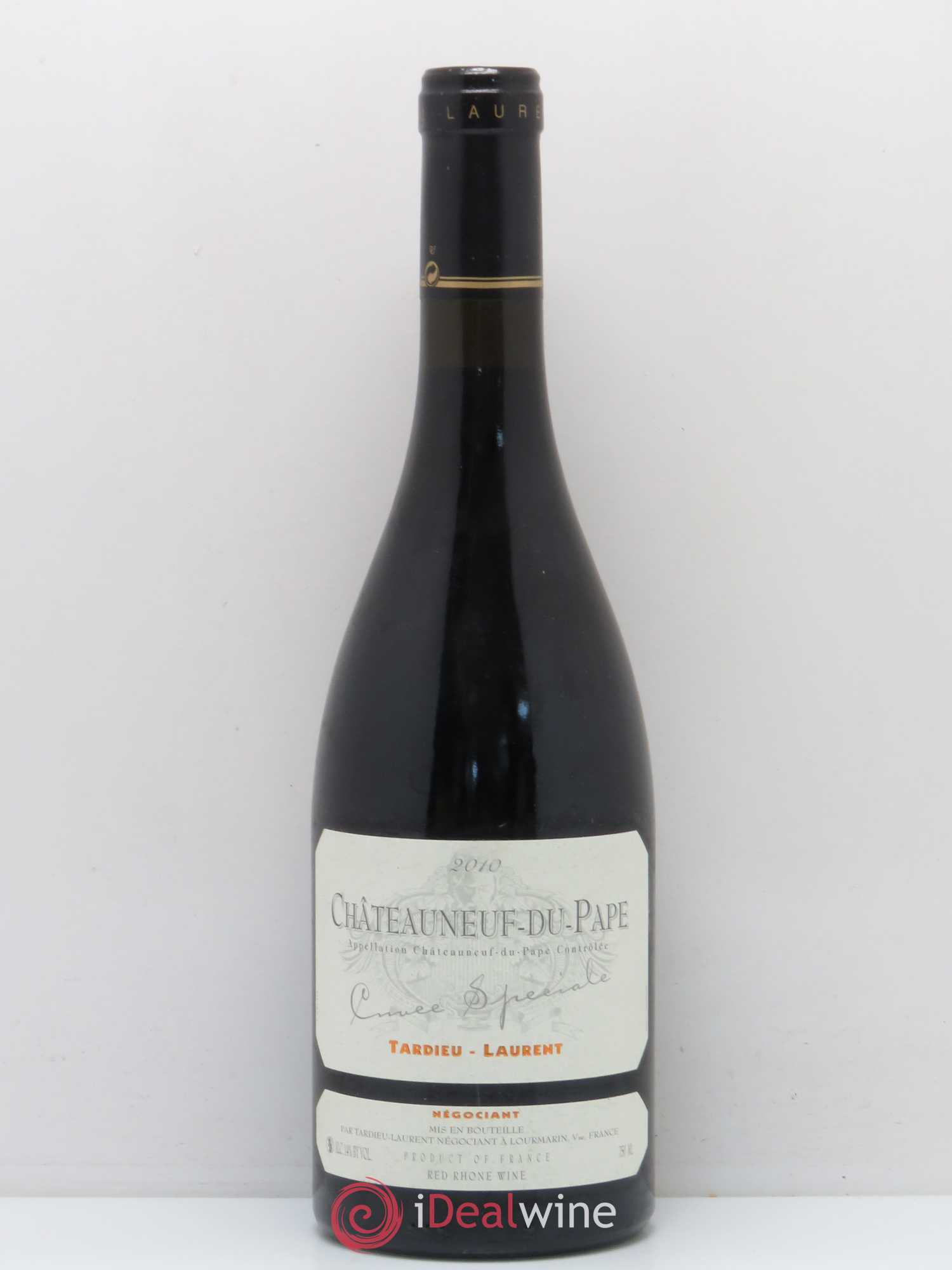 Châteauneuf-du-Pape Tardieu-Laurent Cuvée spéciale Famille Tardieu (sans prix de réserve) 2010 - Lot de 1 bouteille - 0