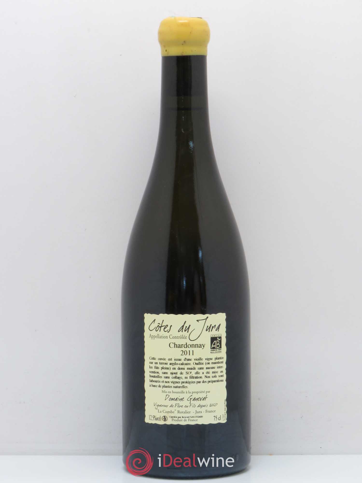 Côtes du Jura Les Chamois du Paradis Jean-François Ganevat (Domaine) 2011 - Lot de 1 bouteille - 1